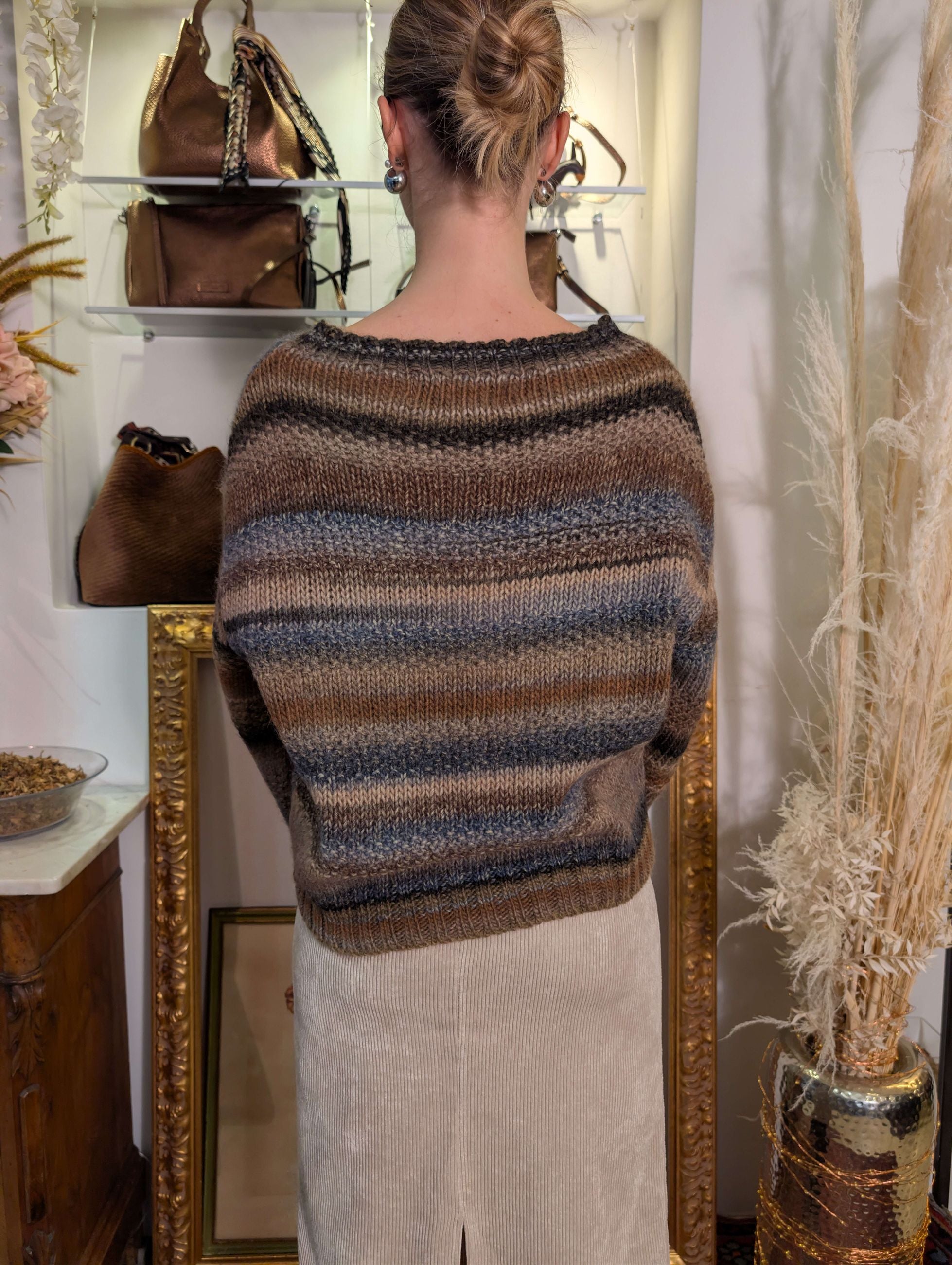 MAGLIA MANICA LUNGA RIGHE - HAVE ONE