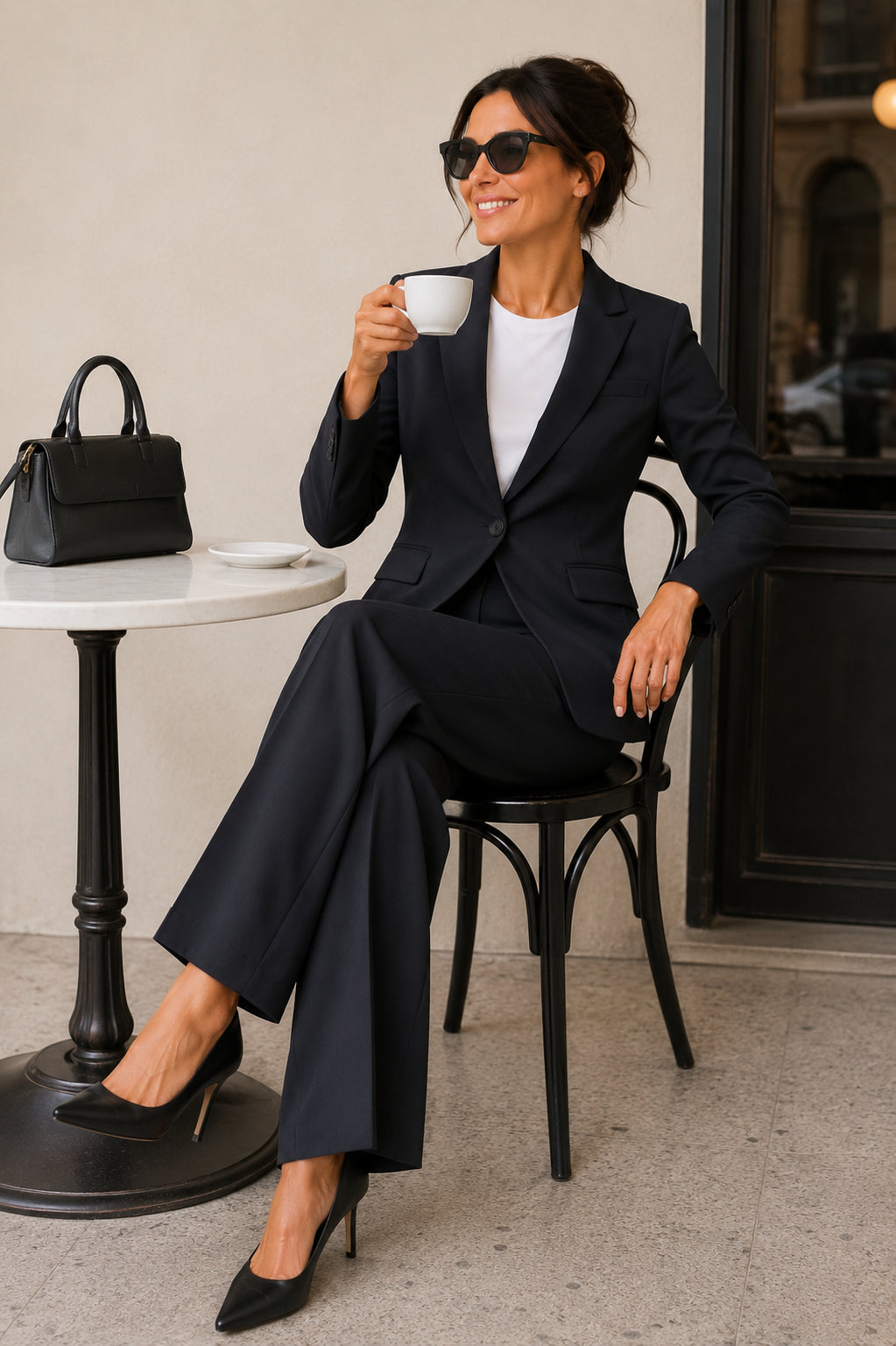 Blazer in cadì fluido - Sandro Ferrone