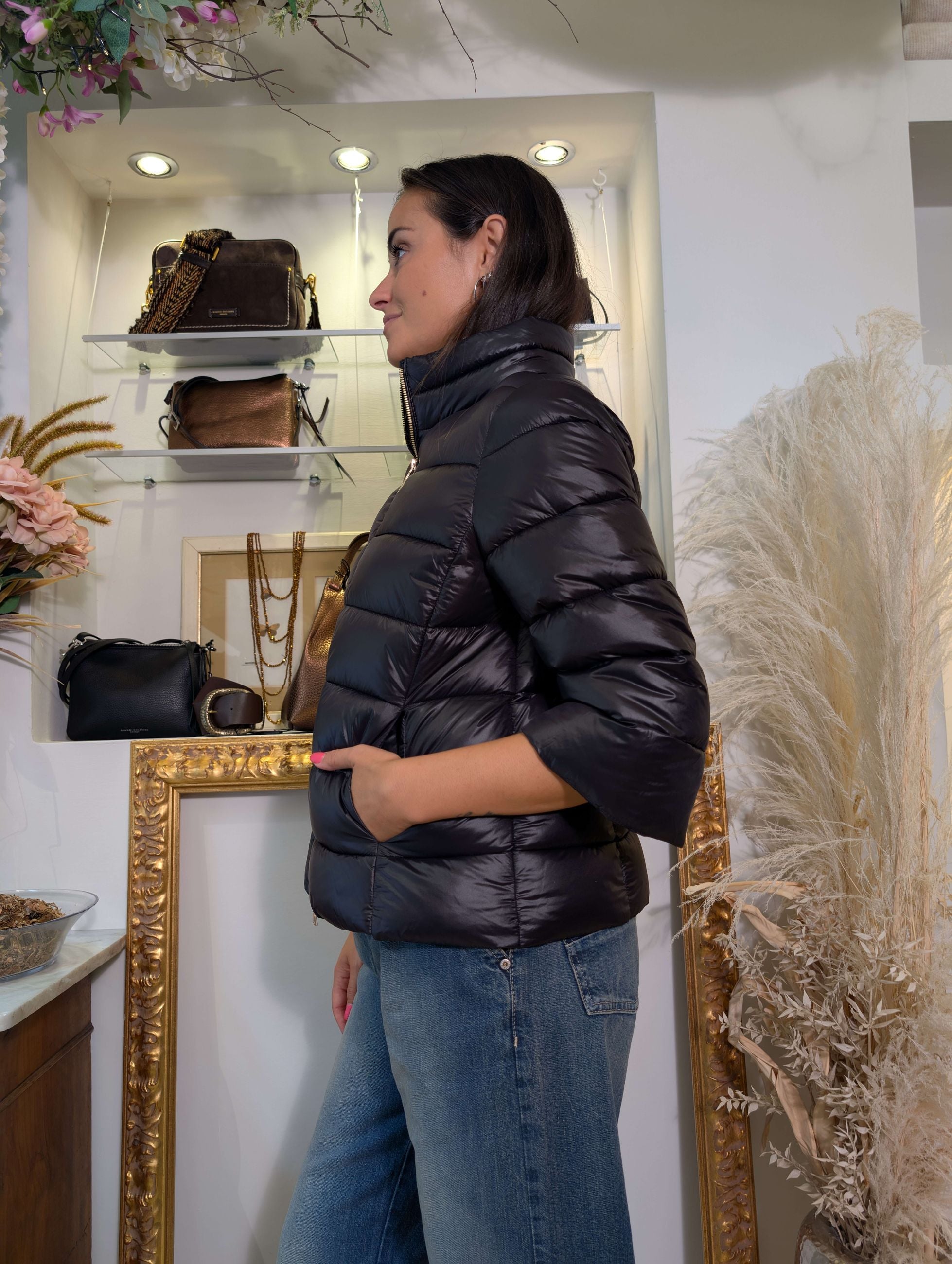 Cappetta in Nylon Superleggero con Zip Gold - MARKUP DONNA