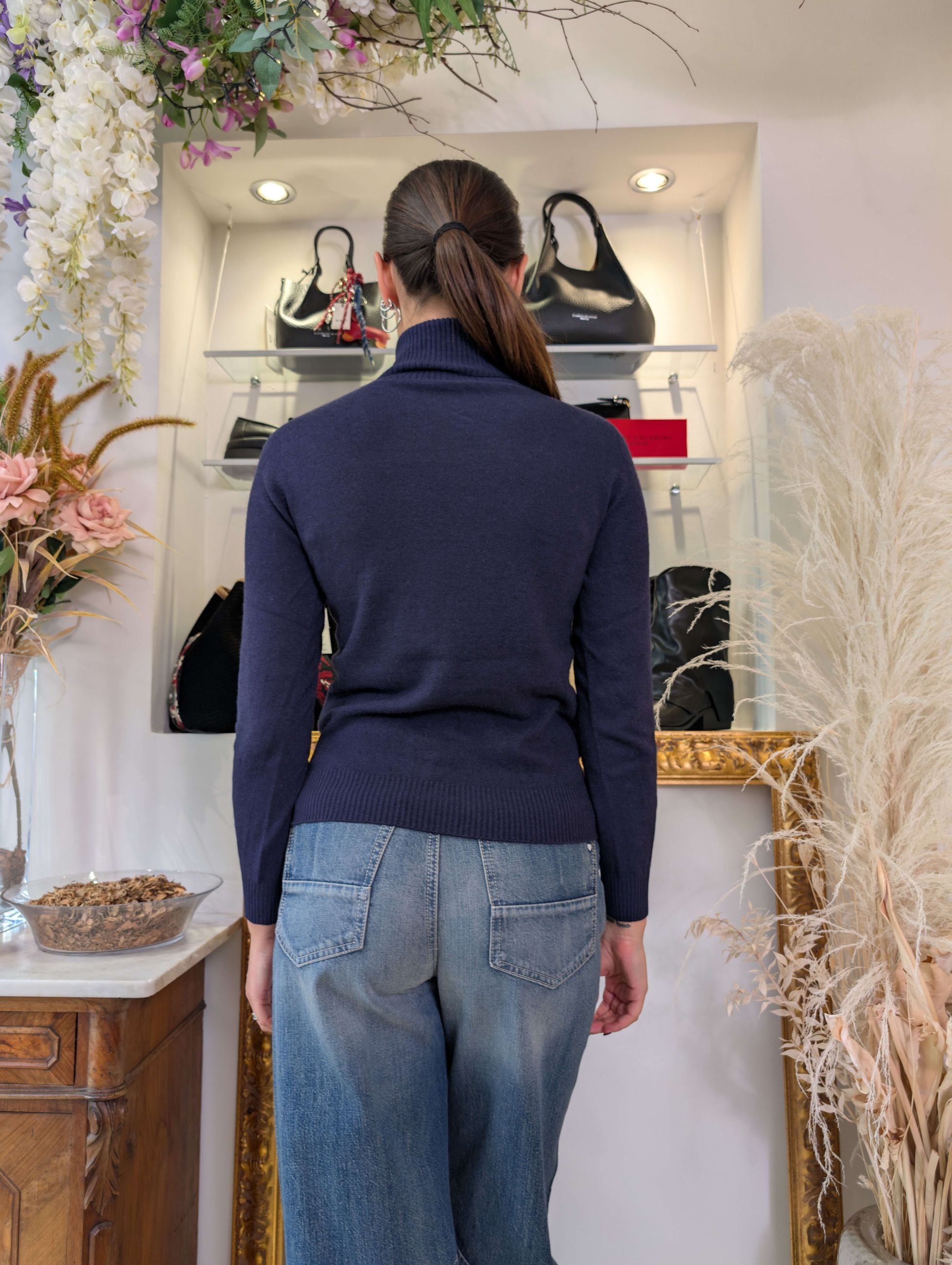 Maglia collo alto in cachemire blend - MARKUP DONNA