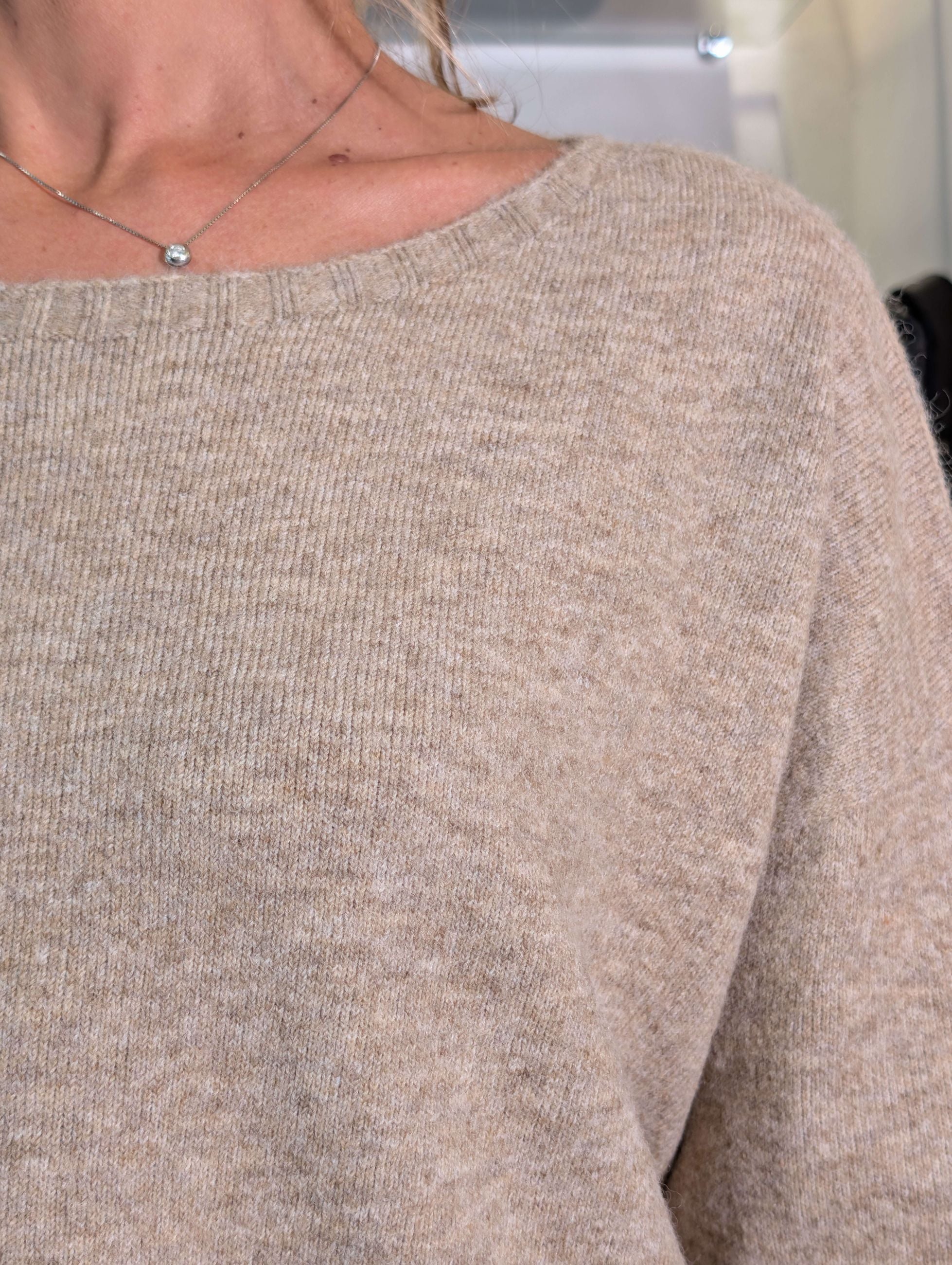 Maglia oversized in bouclé - SHE_FLORENCE_LAB
