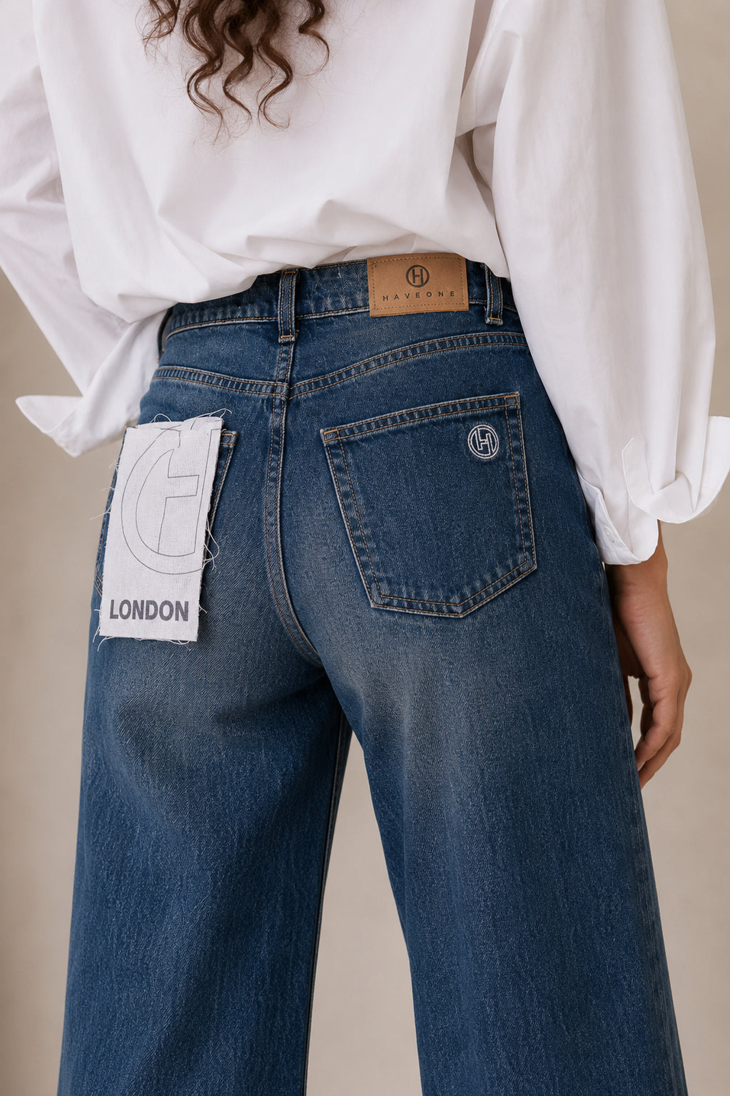 JEANS WIDE LEG LONDON - HAVE ONE