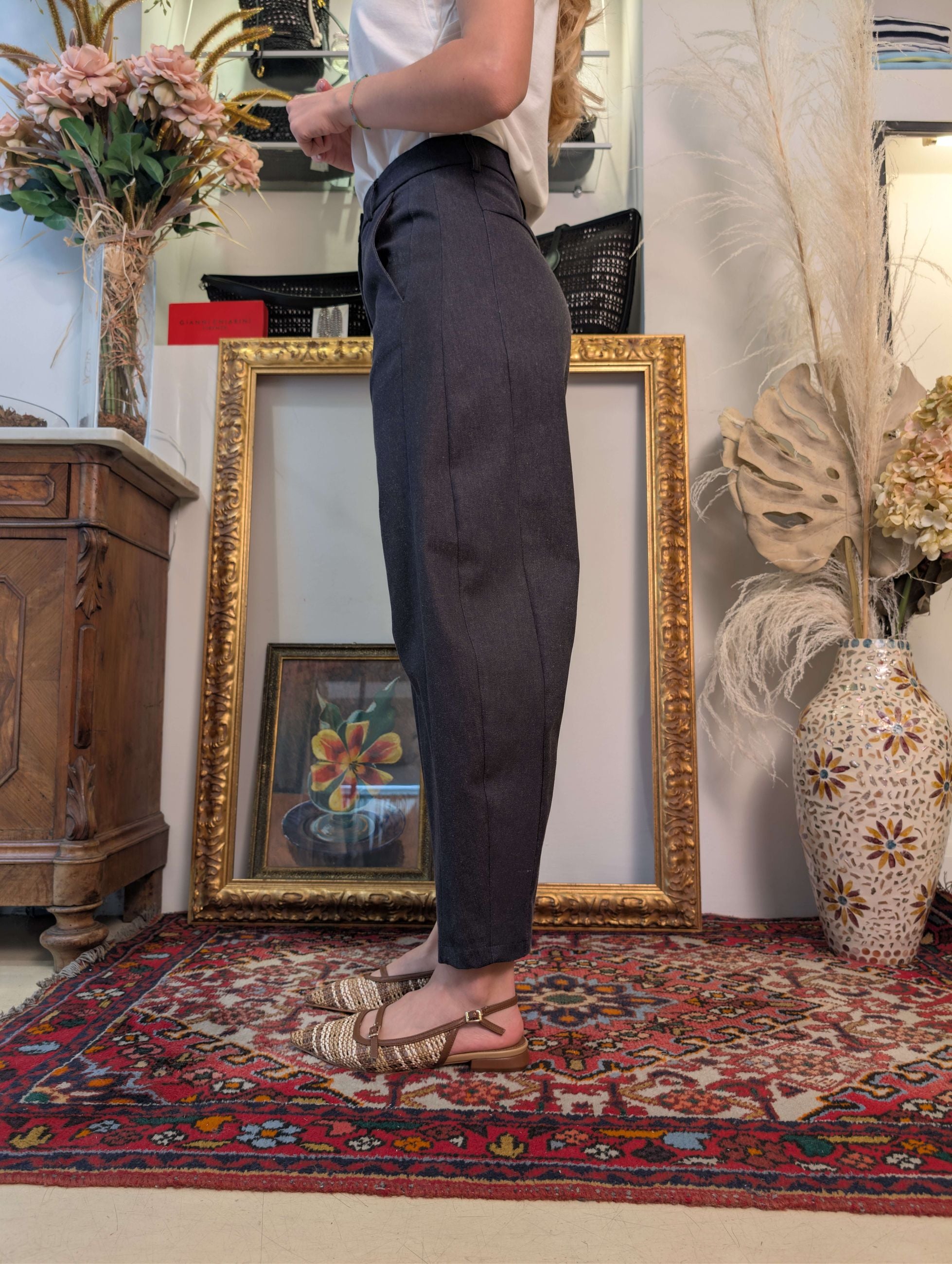 Panta balloon in tela jeans - IMPERIAL