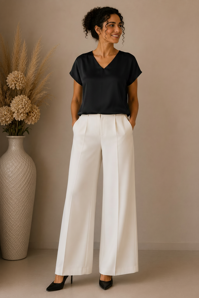 Blusa in raso - LE SARTE DEL SOLE
