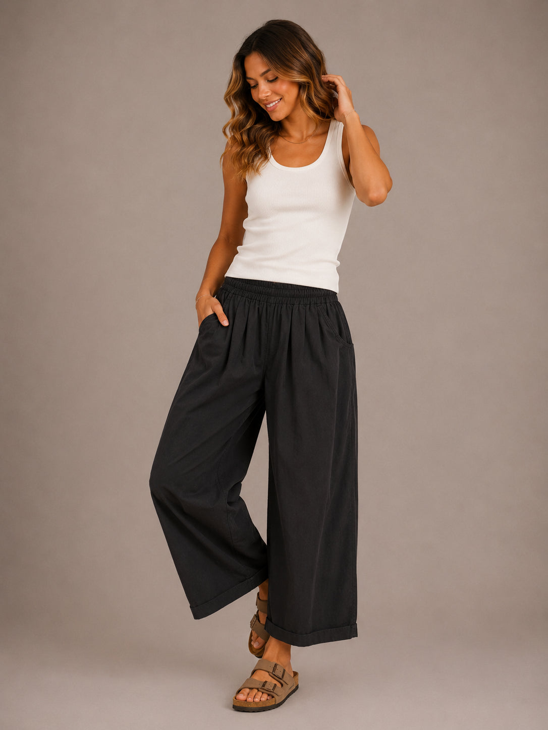 Panta must have in tela di cotone - SHE_FLORENCE_LAB