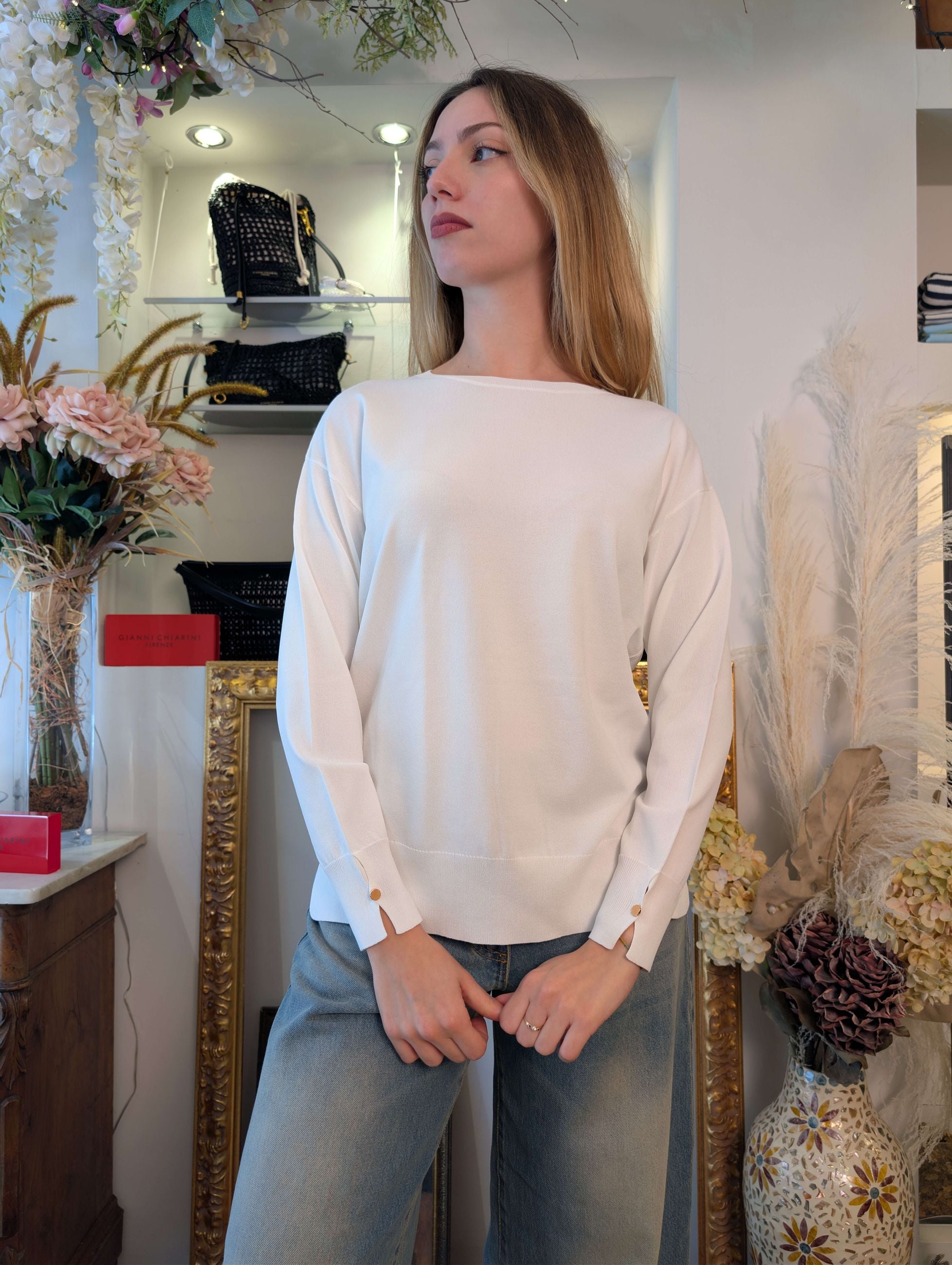 Maglia Girocollo Relaxed Fit – She_Florence_Lab - SHE_FLORENCE_LAB