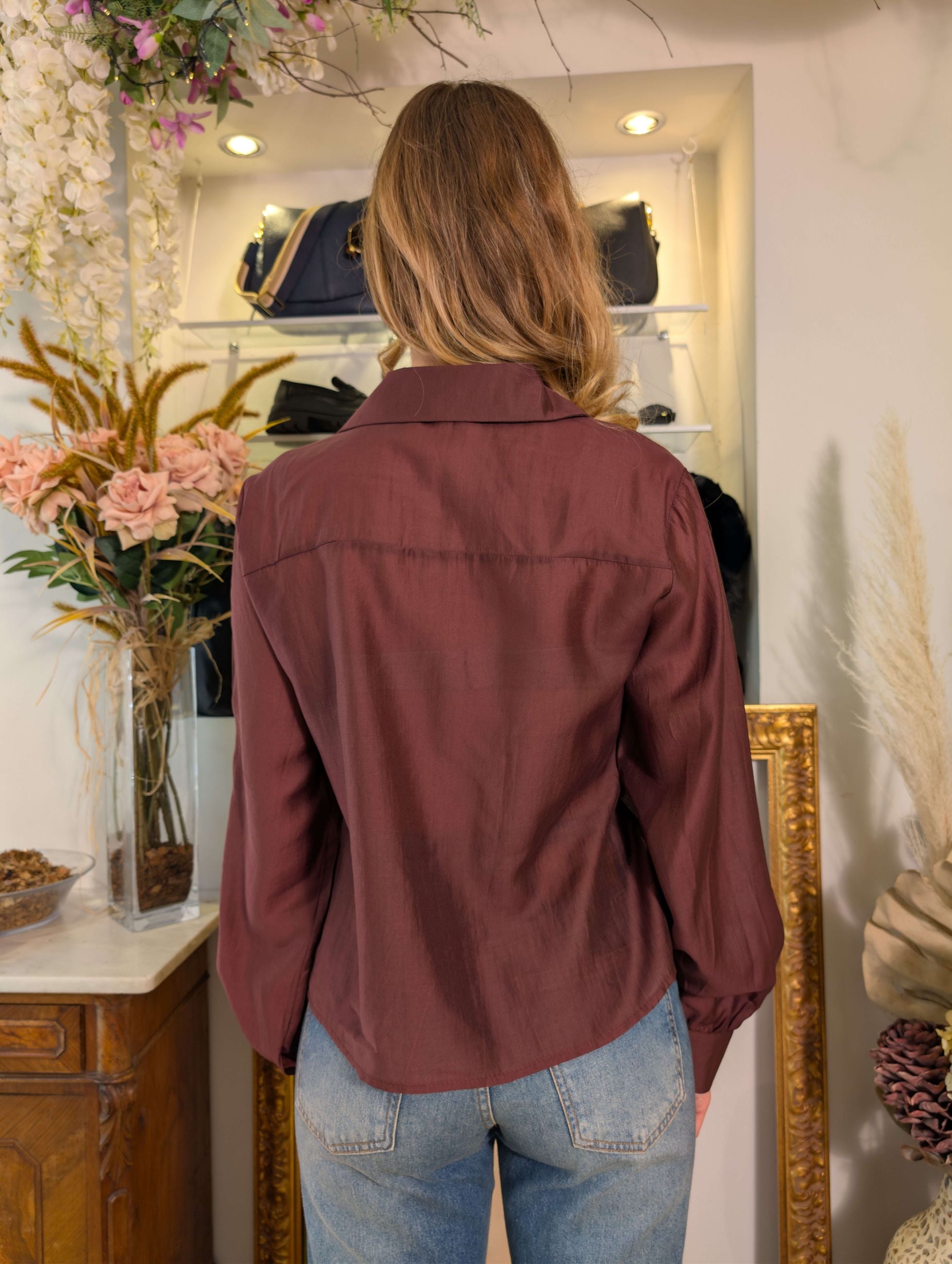 Camicia in Tencel con tasche frontali - SHE_FLORENCE_LAB