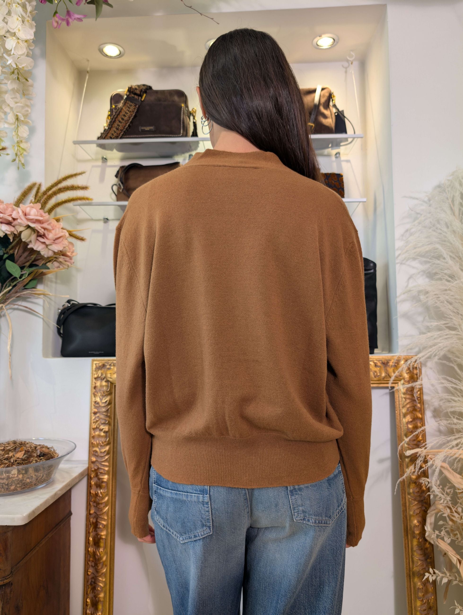 Cardigan in pura lana - .SOLO TRE