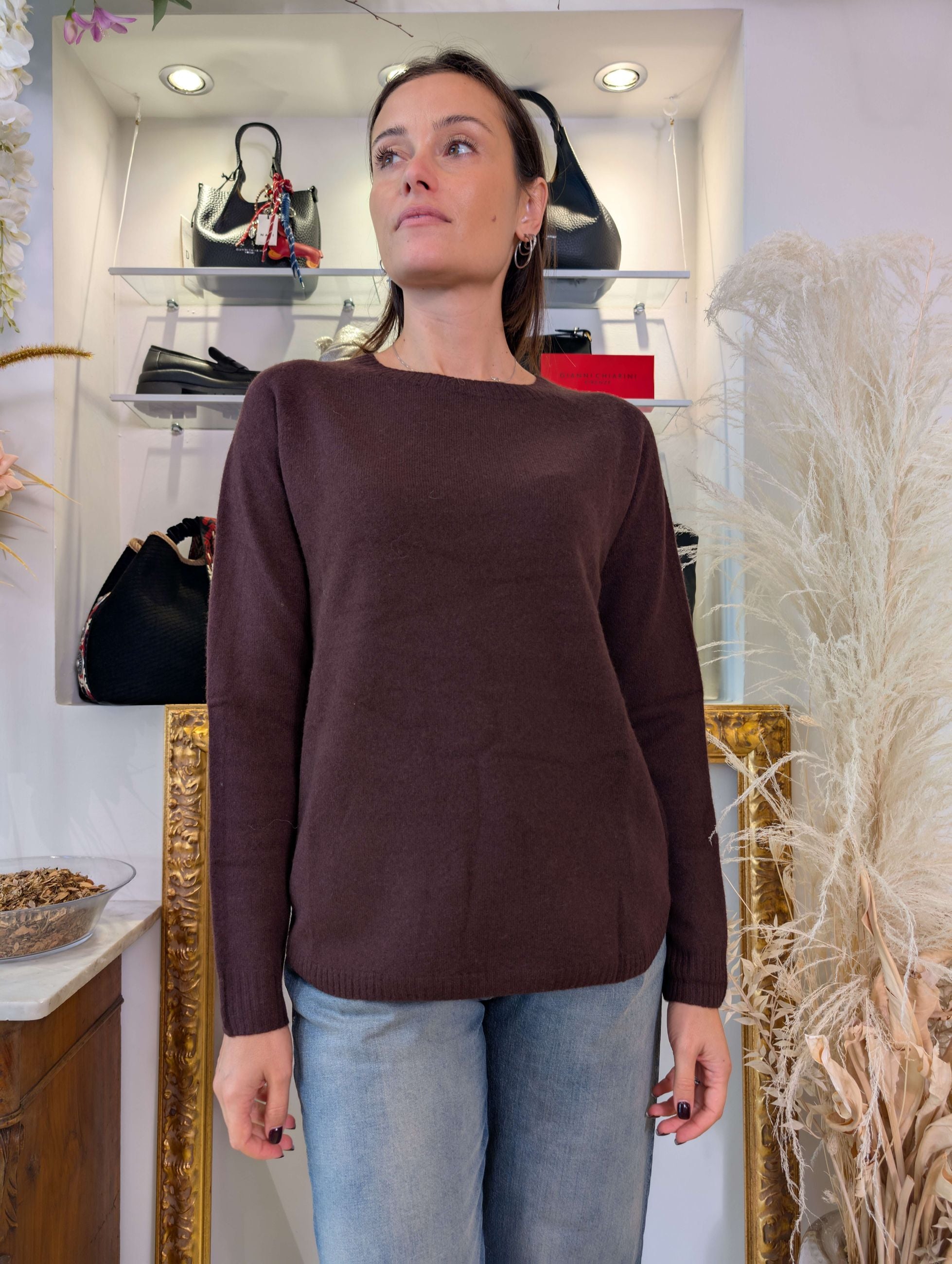 Maglia barchetta con fondo stondato - SHE_FLORENCE_LAB