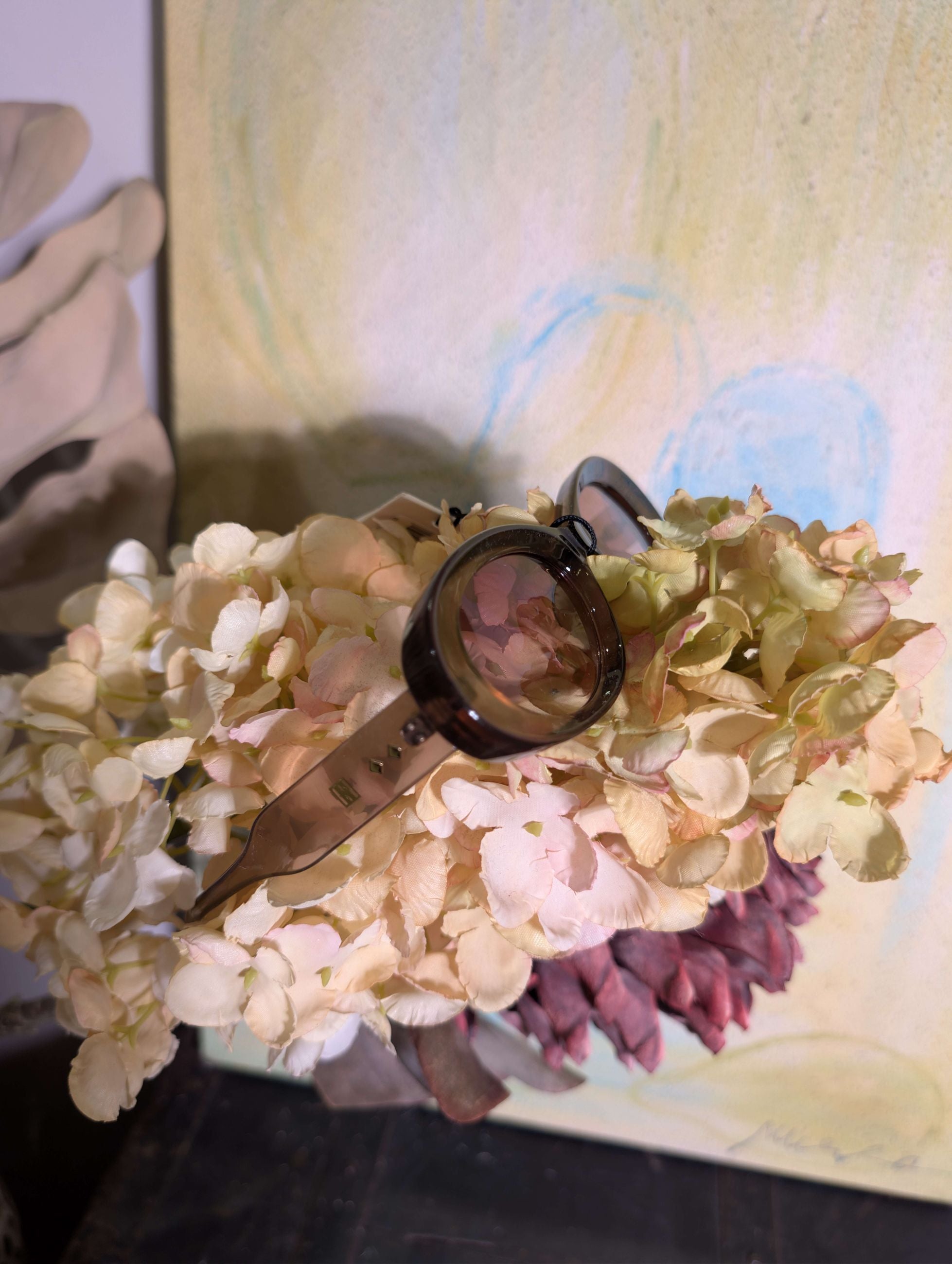 OCCHIALI WILLY OVAL GRIGIO - NALI'