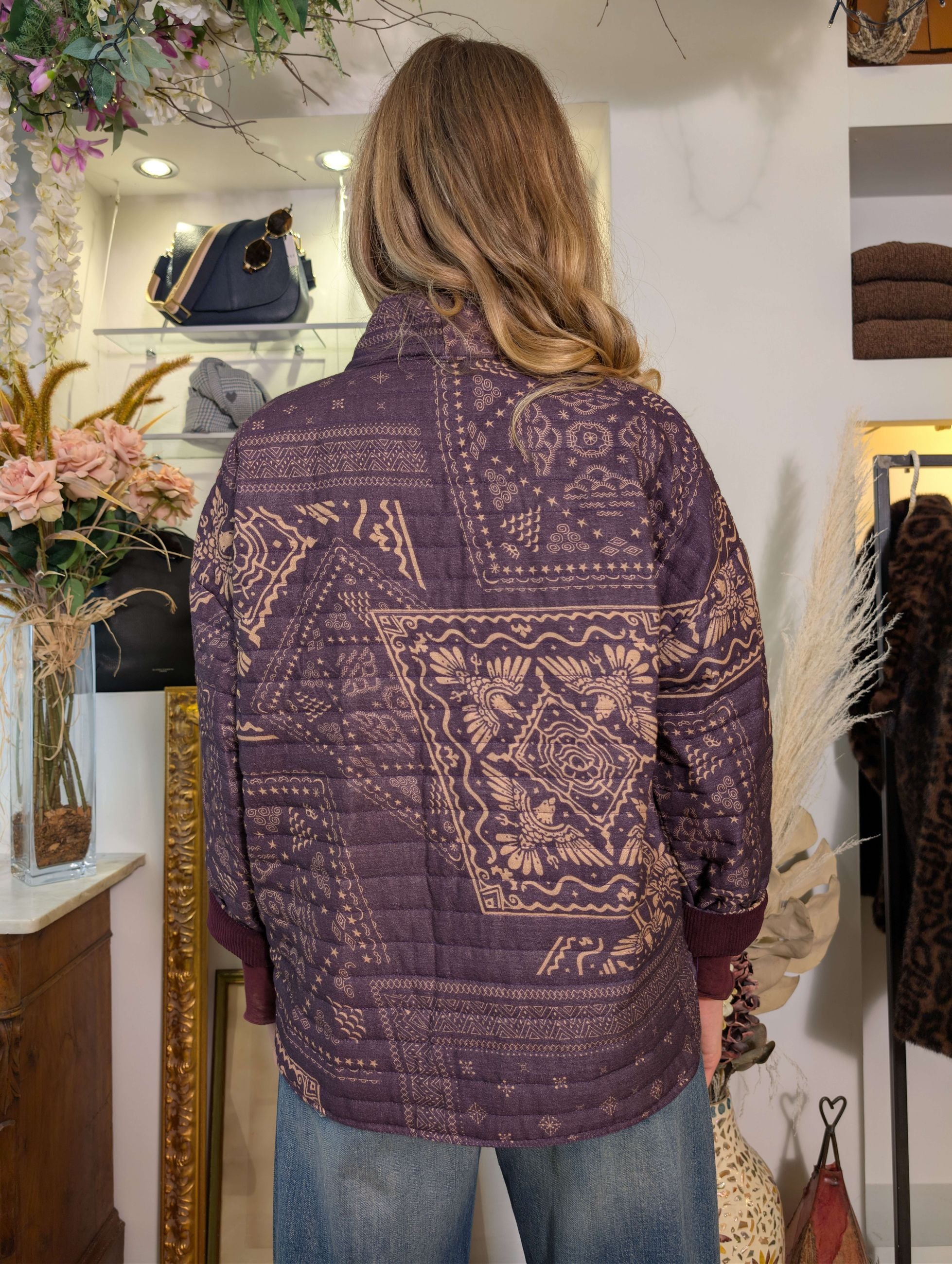 Kimono trapuntato fantasia Mexico - SHE_FLORENCE_LAB