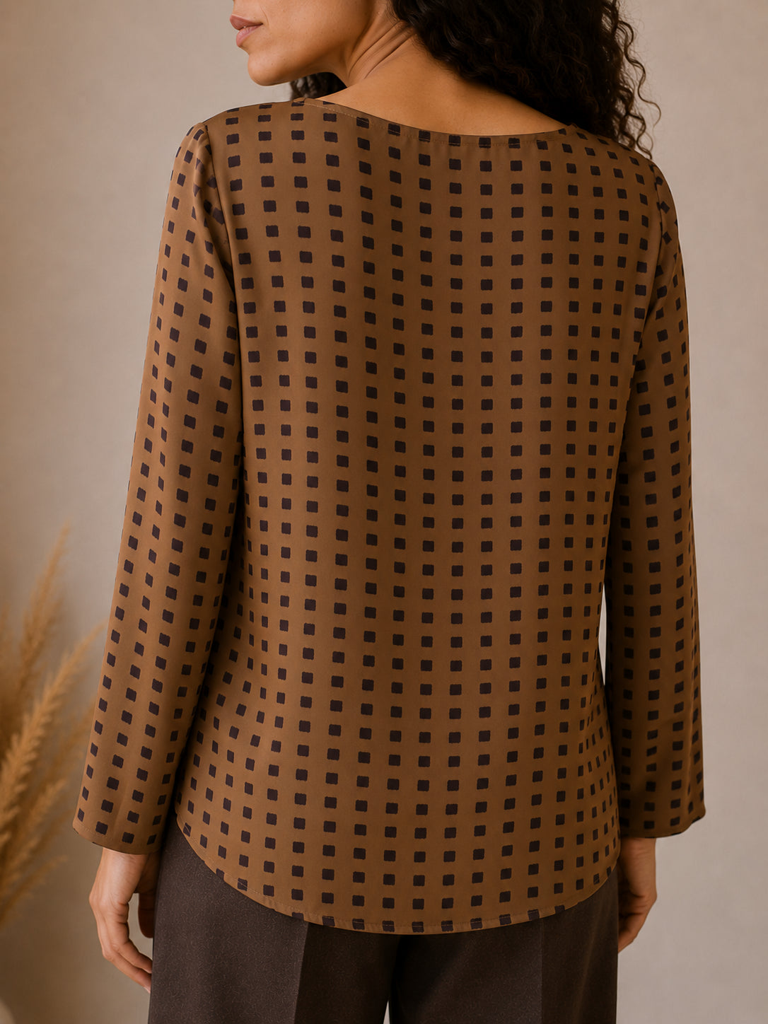 Blusa in crepe stampato - Sandro Ferrone