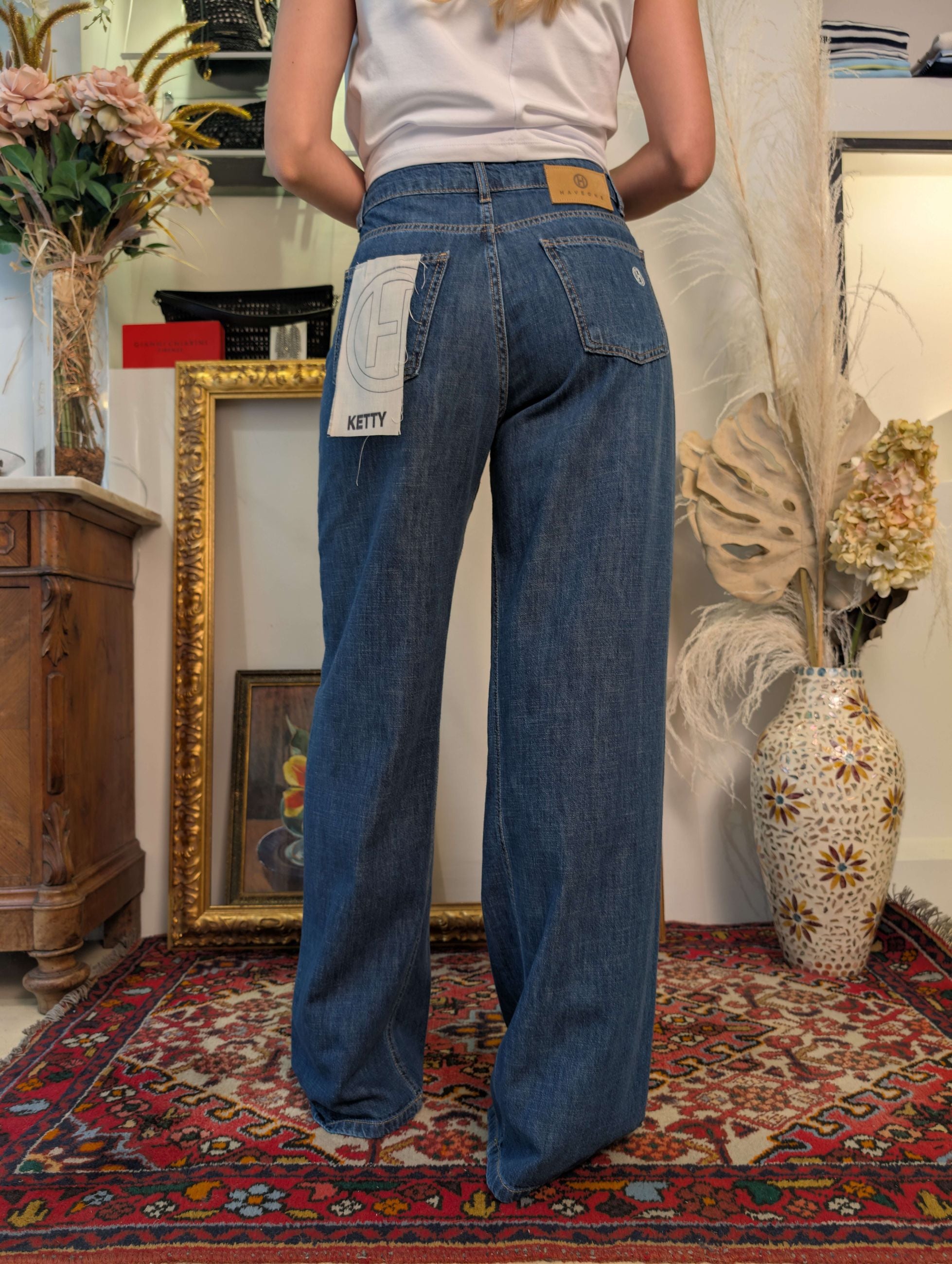 PANTALONE WIDE LEG MOD.KETTY 1 - HAVE ONE