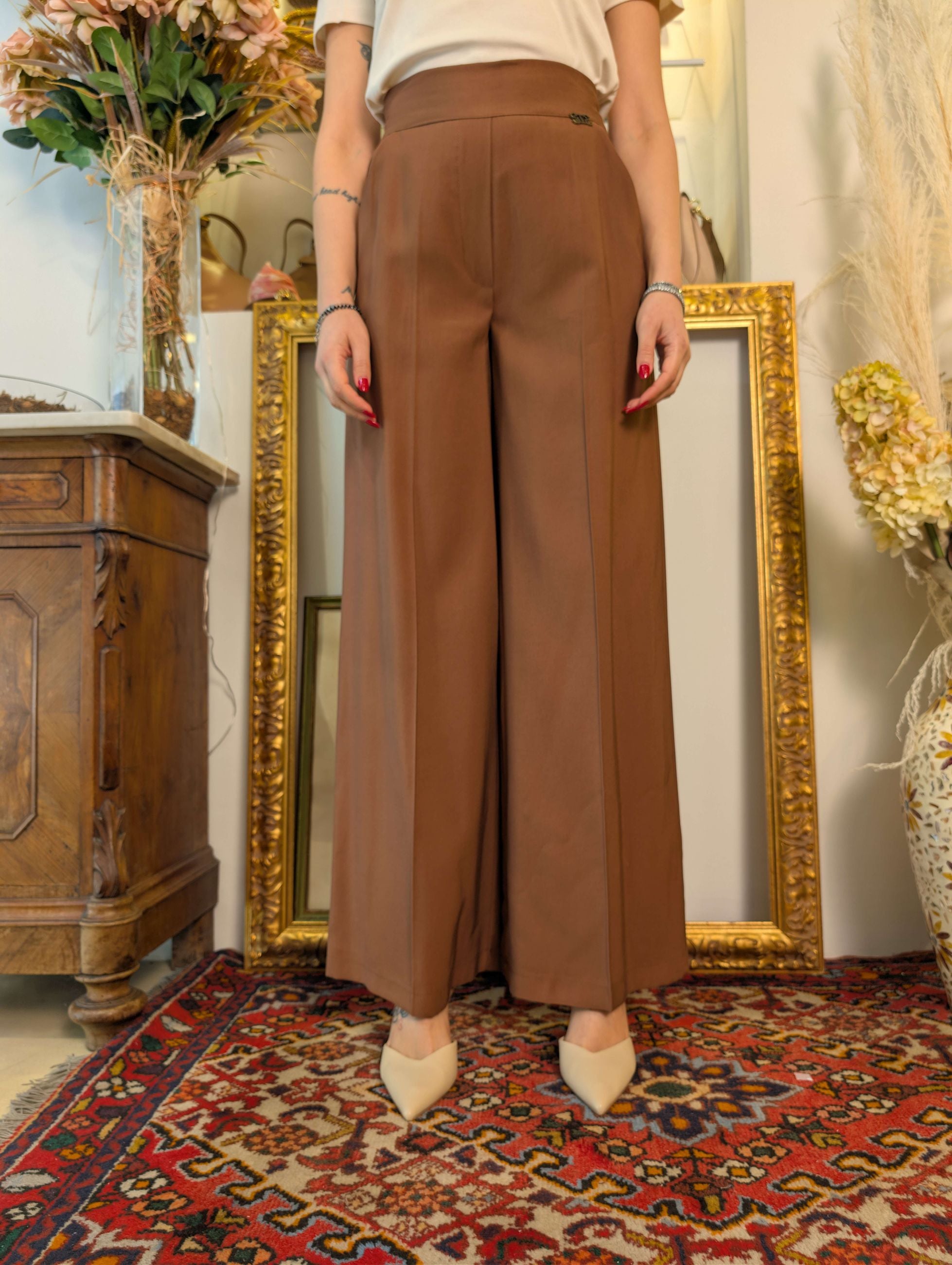 Pantalone palazzo Le Sarte del Sole – Vestibilità regular - LE SARTE DEL SOLE