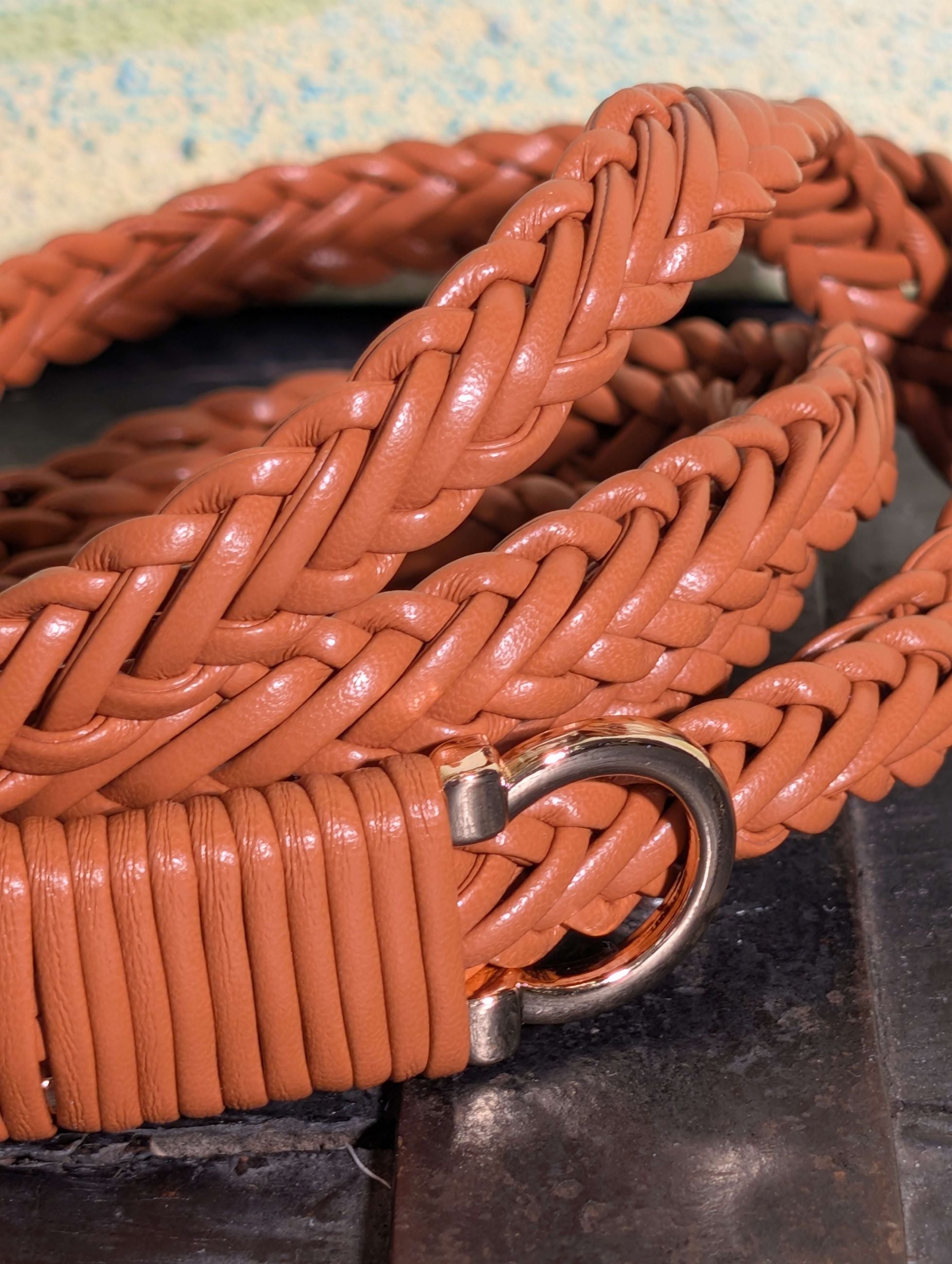 CINTURA MARINA INTRECCIO MARRONE - NALI'