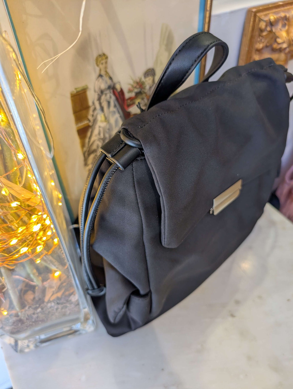 ZAINO OSLO CON TASCHE NERO - NALI'