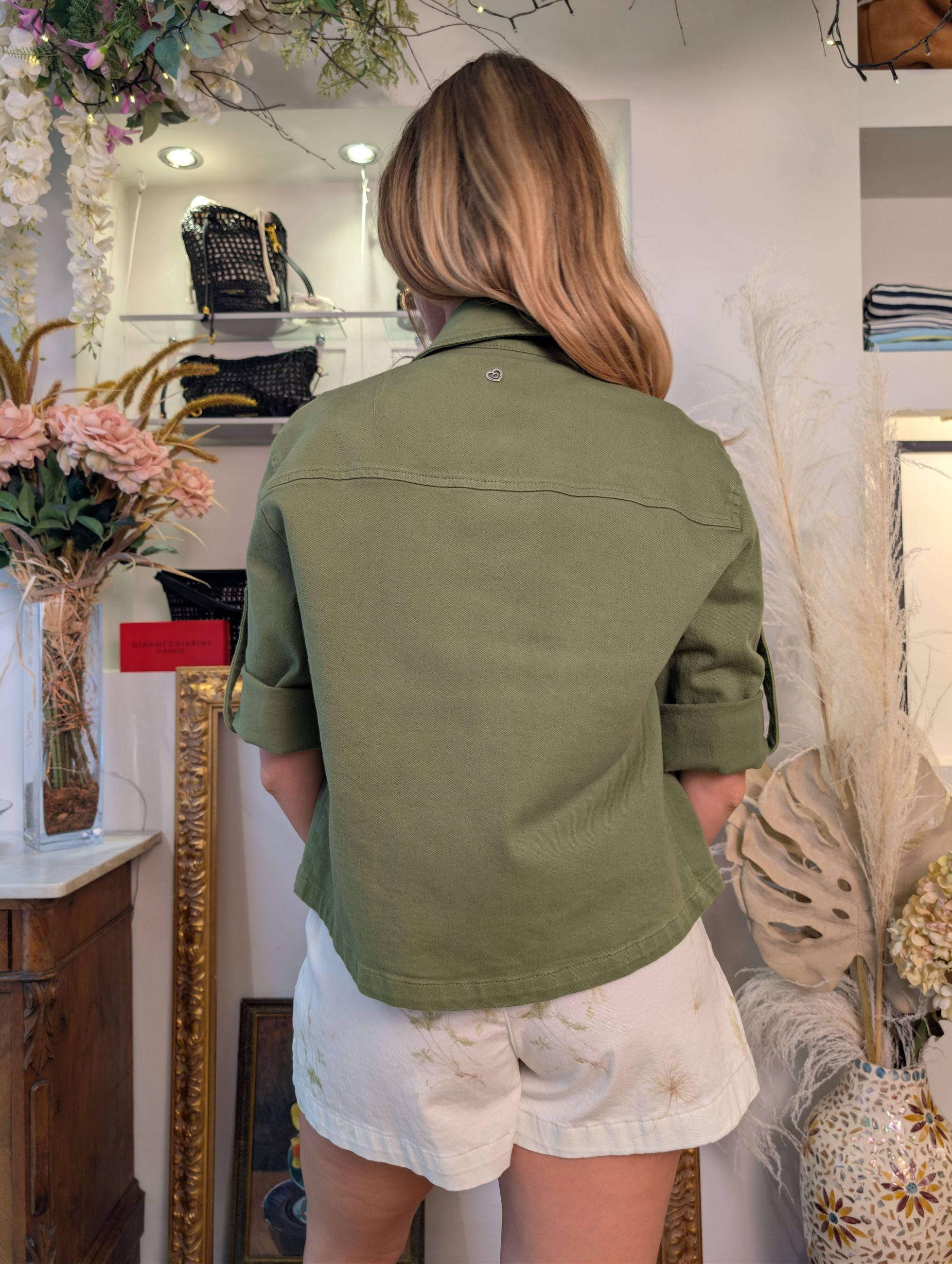 Giubbotto militare con rouche - PLEASE