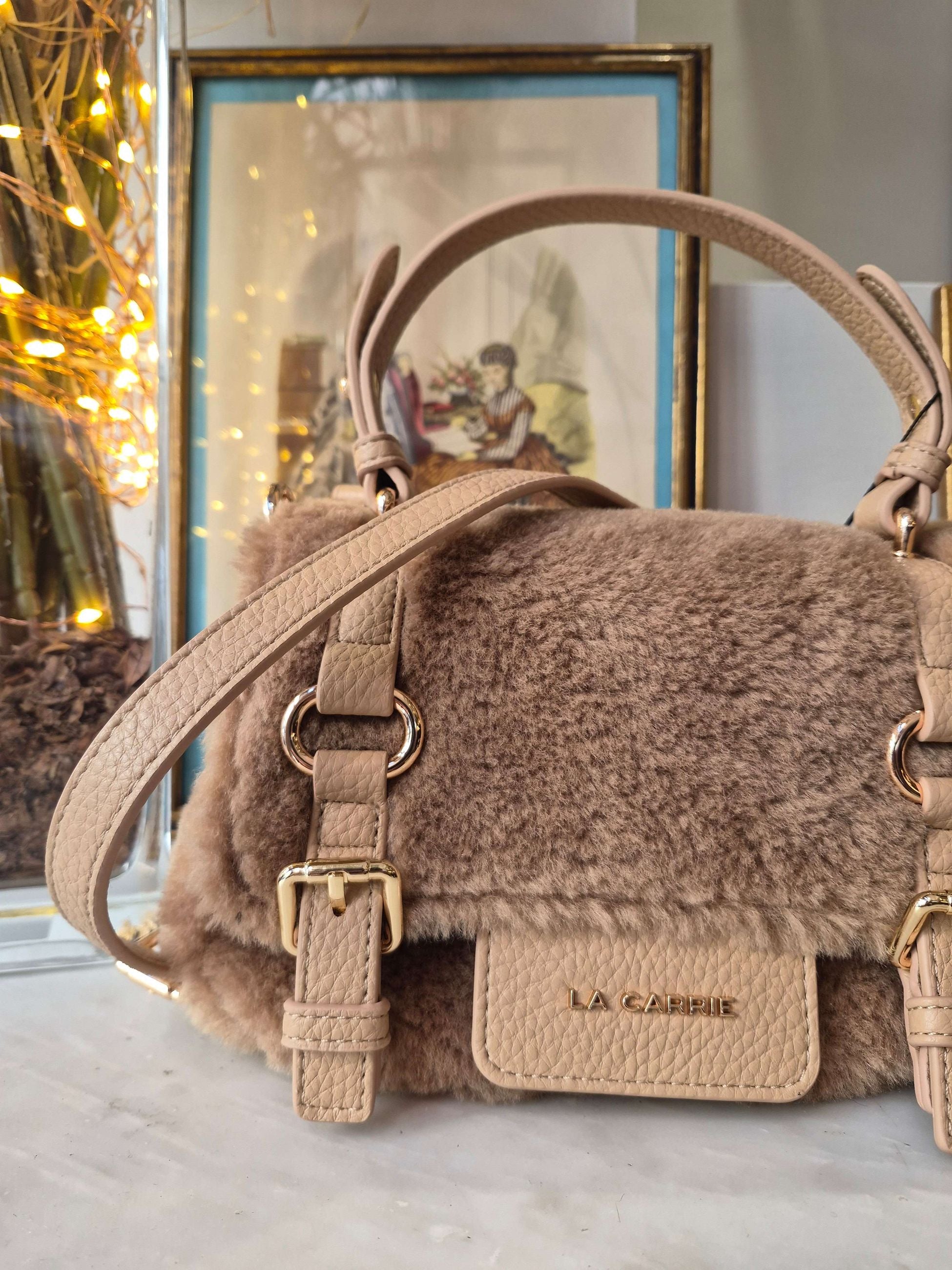 TEDDY SMALL ATENA ECO FUR - La Carrie Bag