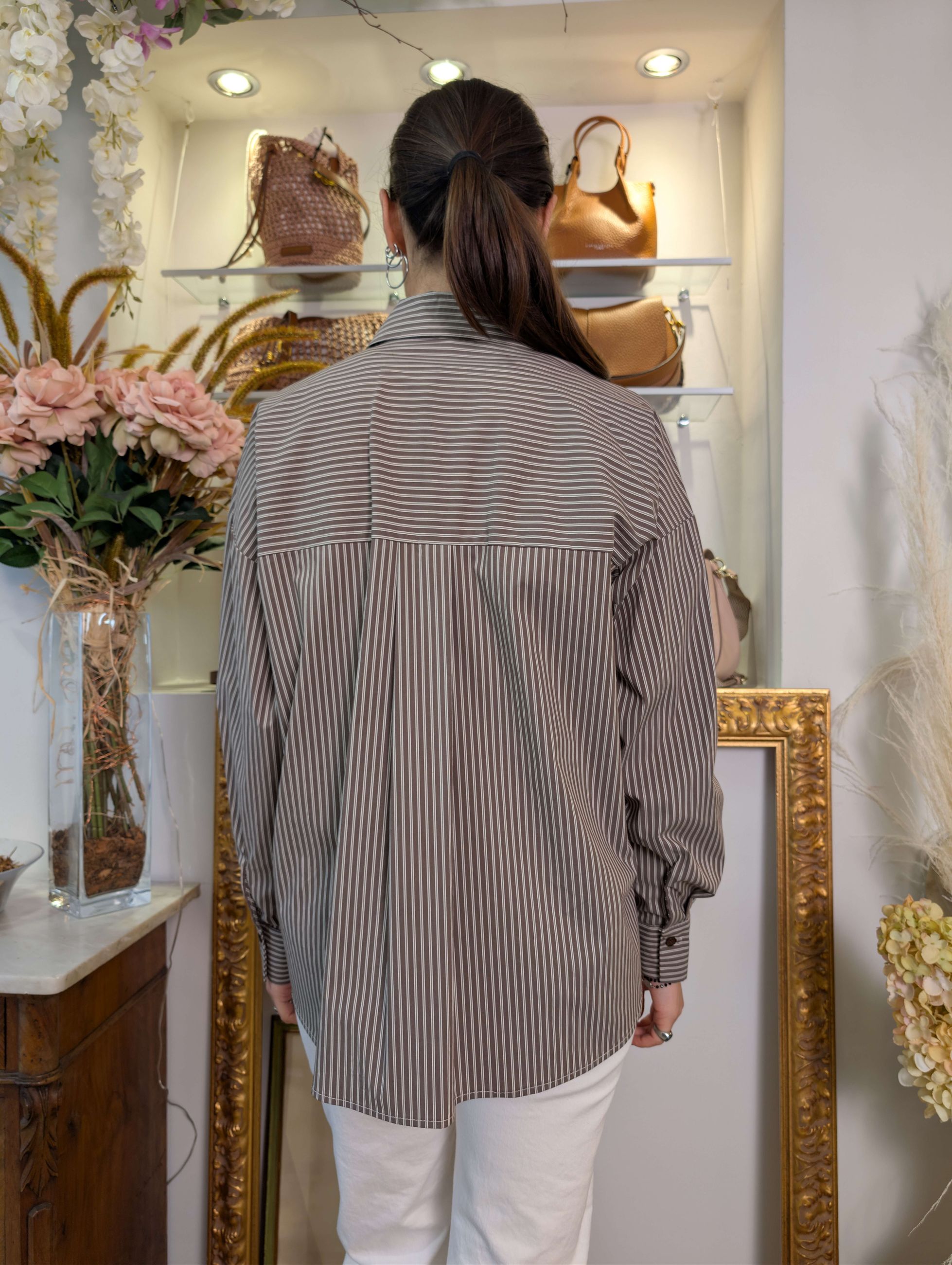Camicia rigata con tasche - SHE_FLORENCE_LAB