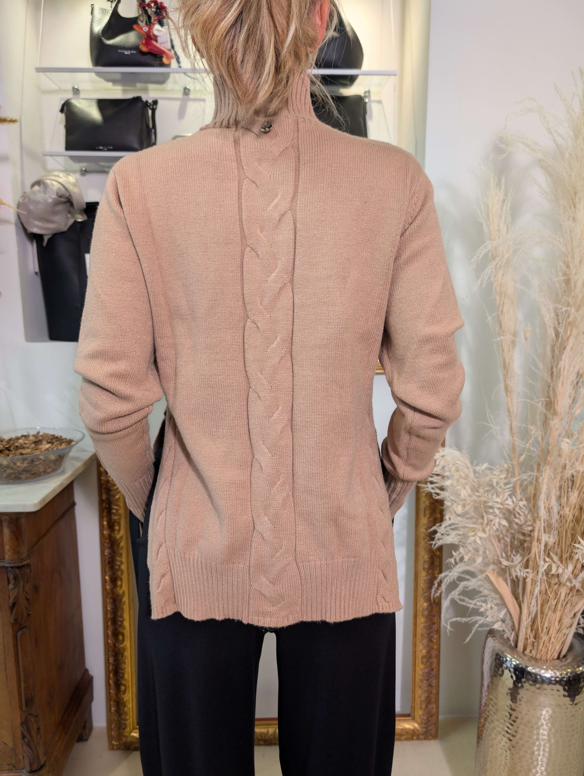 Maglia con treccia - MARKUP DONNA