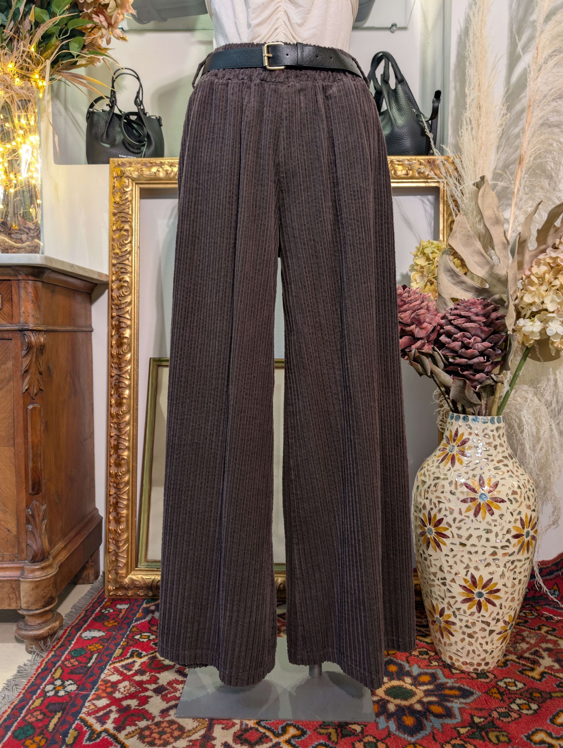 PANTALOE LARGO ELASTICO IN VITA E CINTURA 1 - HAVE ONE