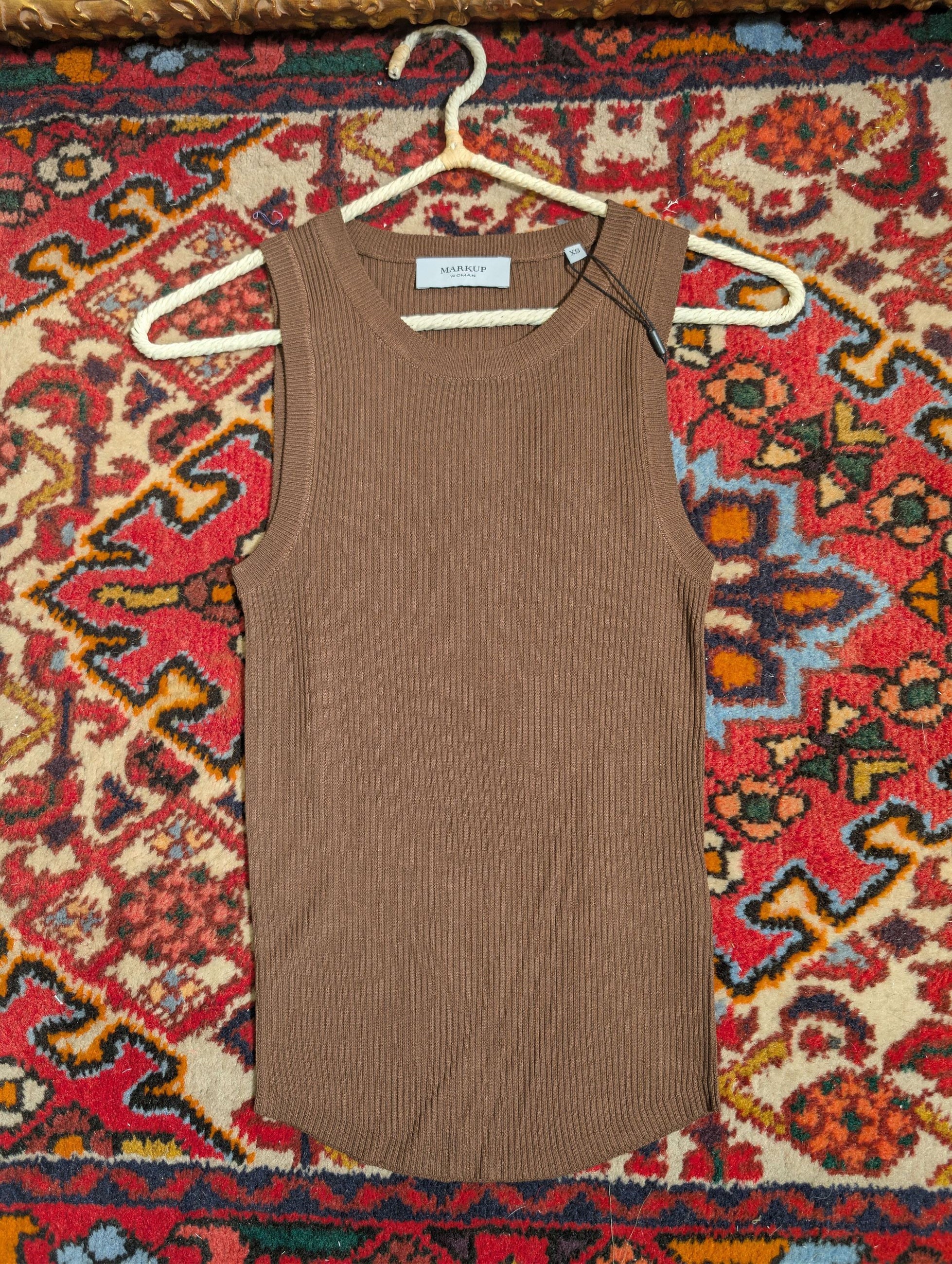 Canotta in costina tricot finezza 12 - MARKUP DONNA