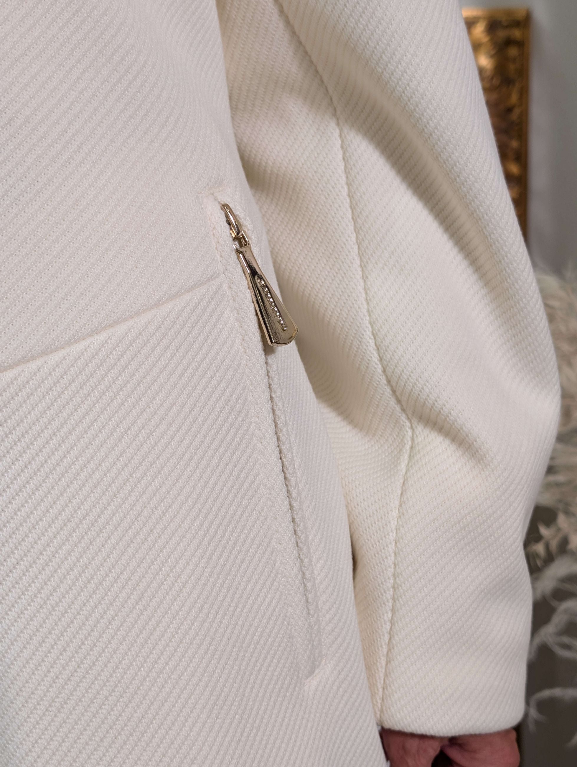 Cappotto midi in panno tecnico diagonale - MARKUP DONNA