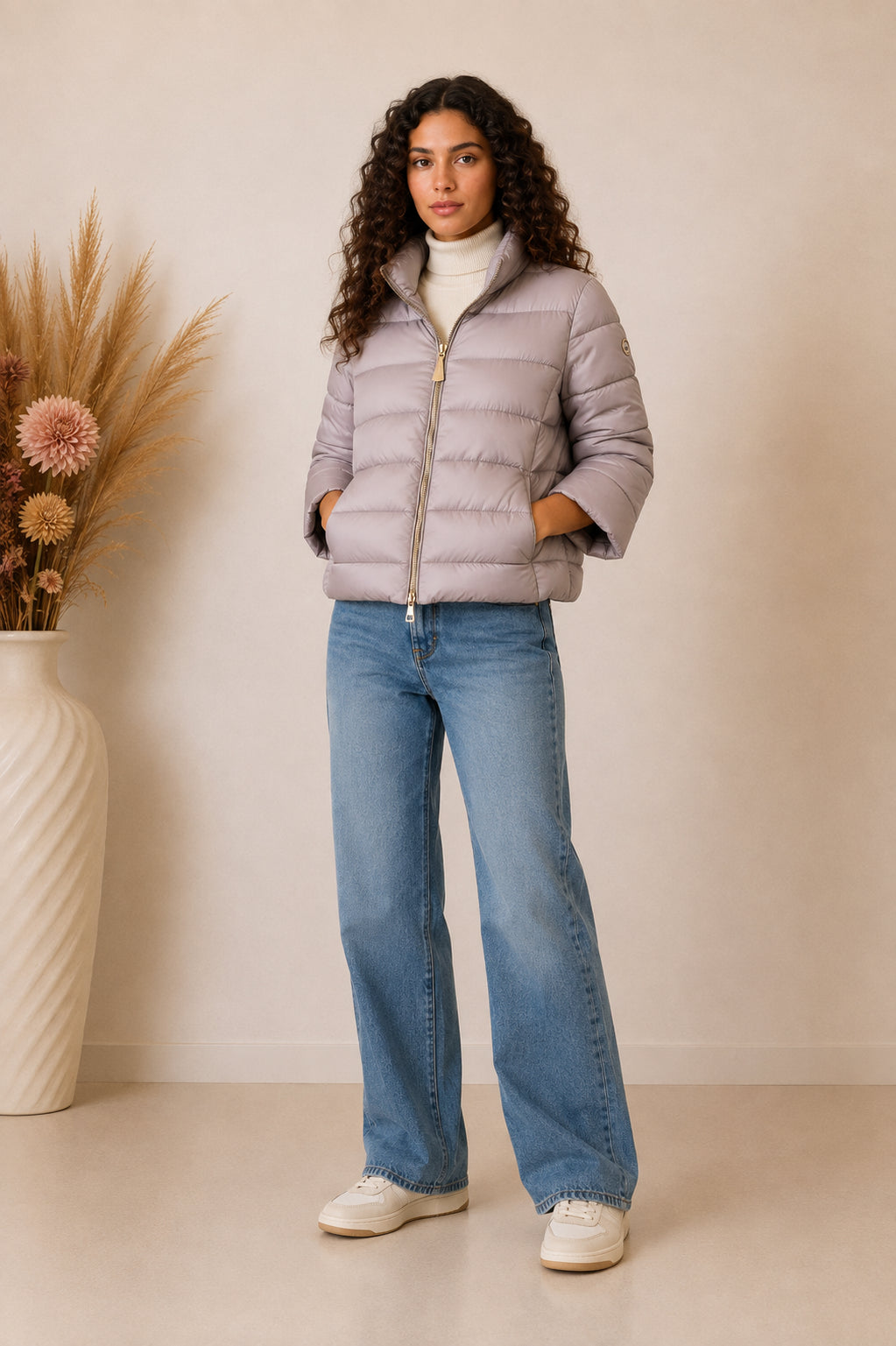 Piumino ultraleggero in nylon lucido - MARKUP DONNA