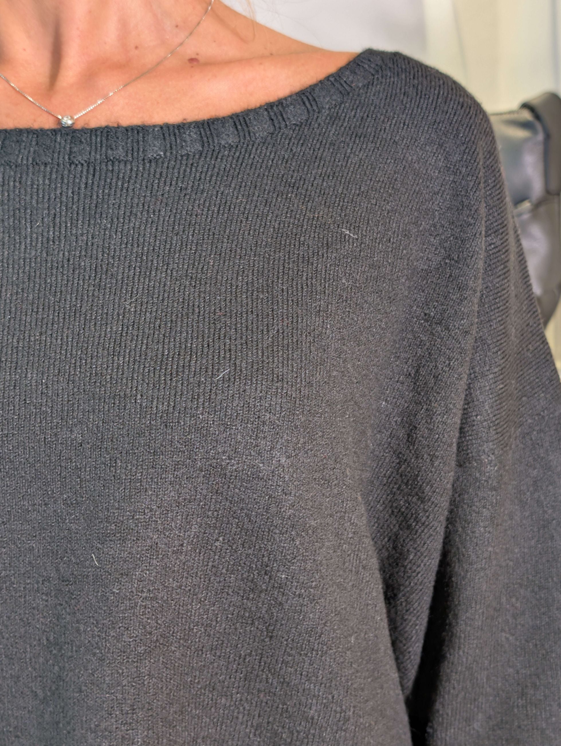 Maglia oversized in bouclé - SHE_FLORENCE_LAB