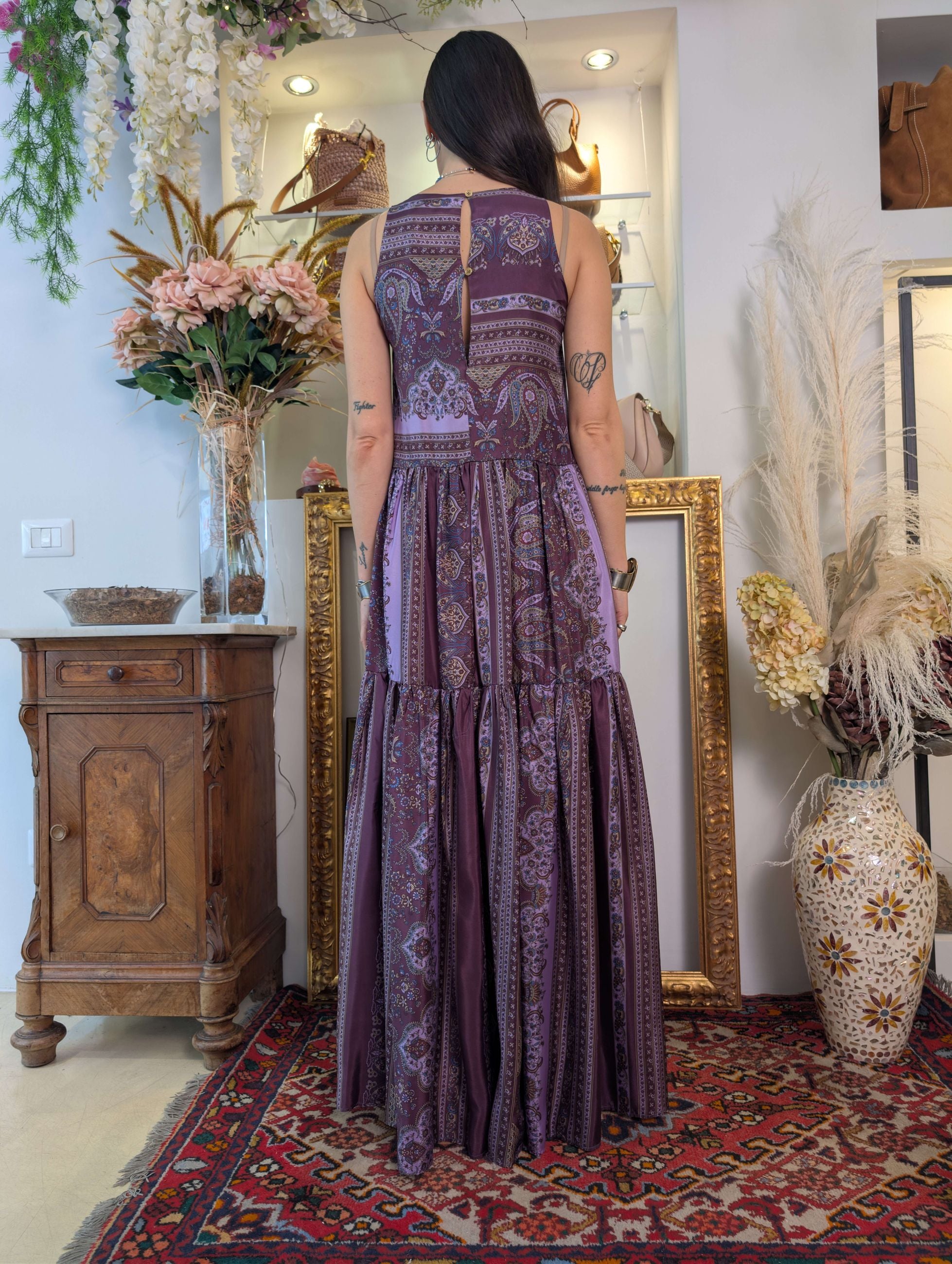 Abito lungo in seta - Sandro Ferrone