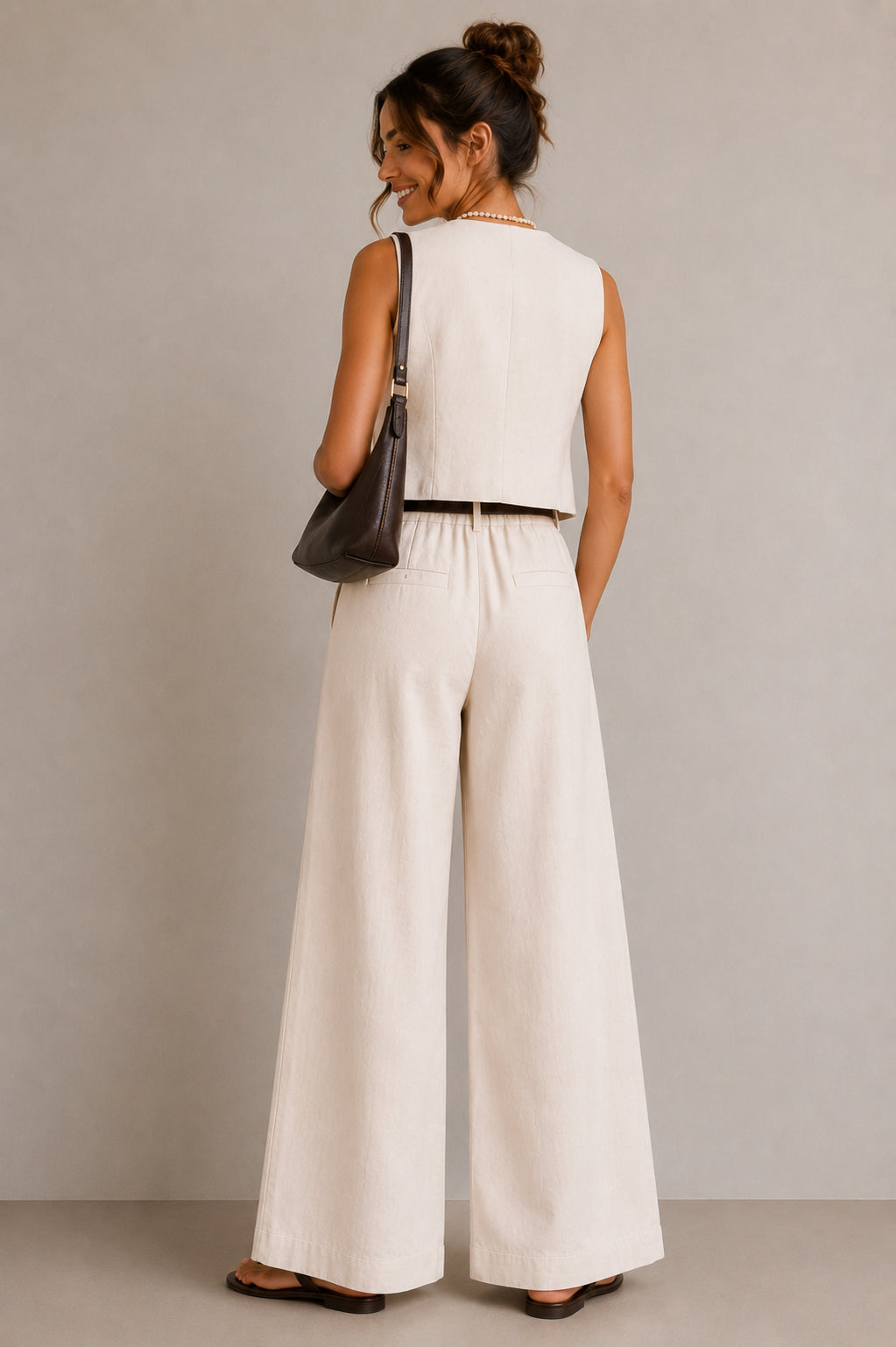 Gilet viscosa crinkle - HAVE ONE