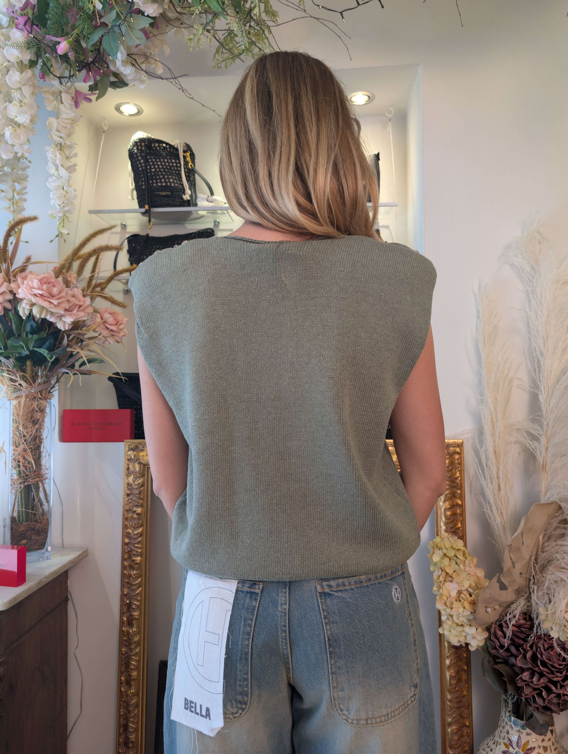 Maglia strass - TENSIONE IN