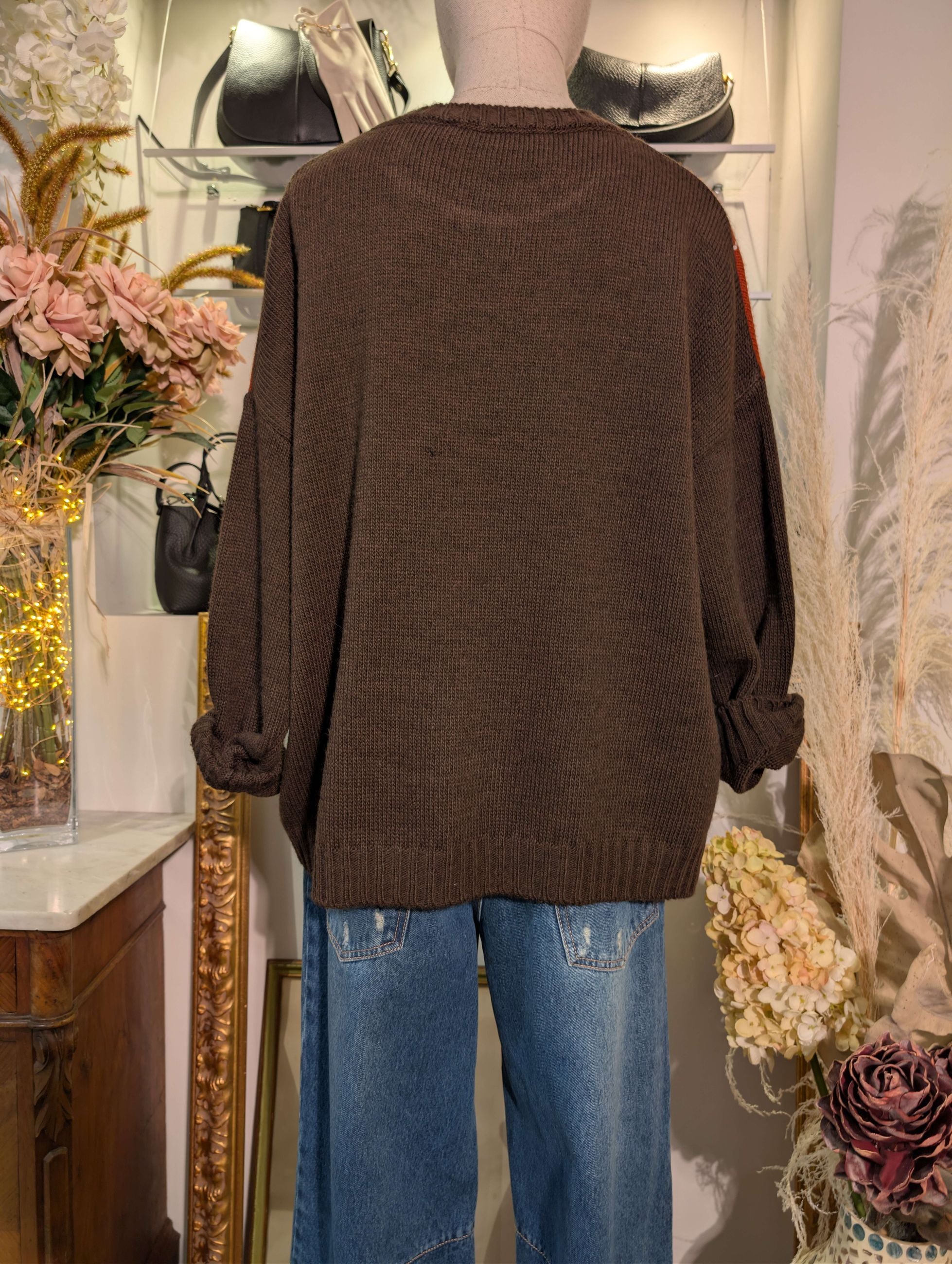 MAGLIA GIROCOLLO ROMBI - HAVE ONE