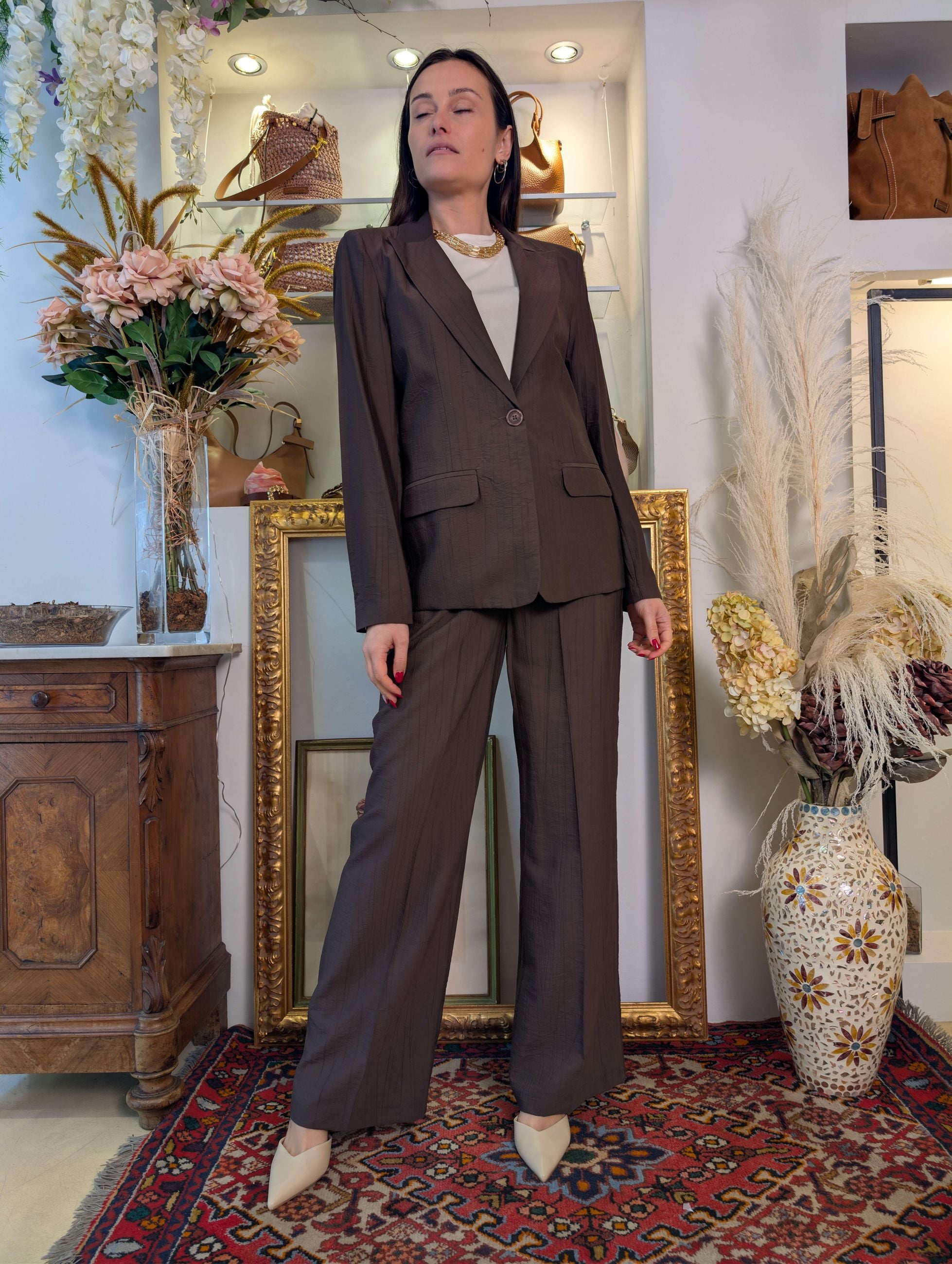 Pantalone a trombetta Le Sarte del Sole – Regular fit - LE SARTE DEL SOLE