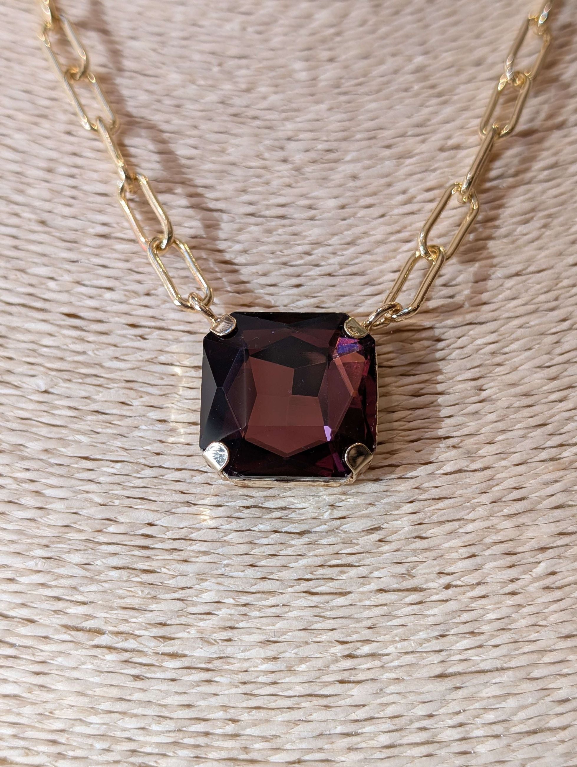 COLLANA VALE CON PIETRA VIOLA - NALI'