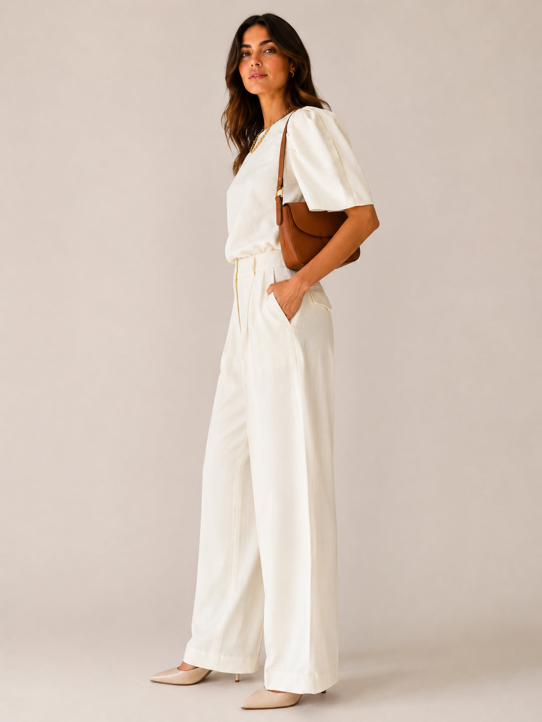 Blusa maniche a sbuffo - TENSIONE IN