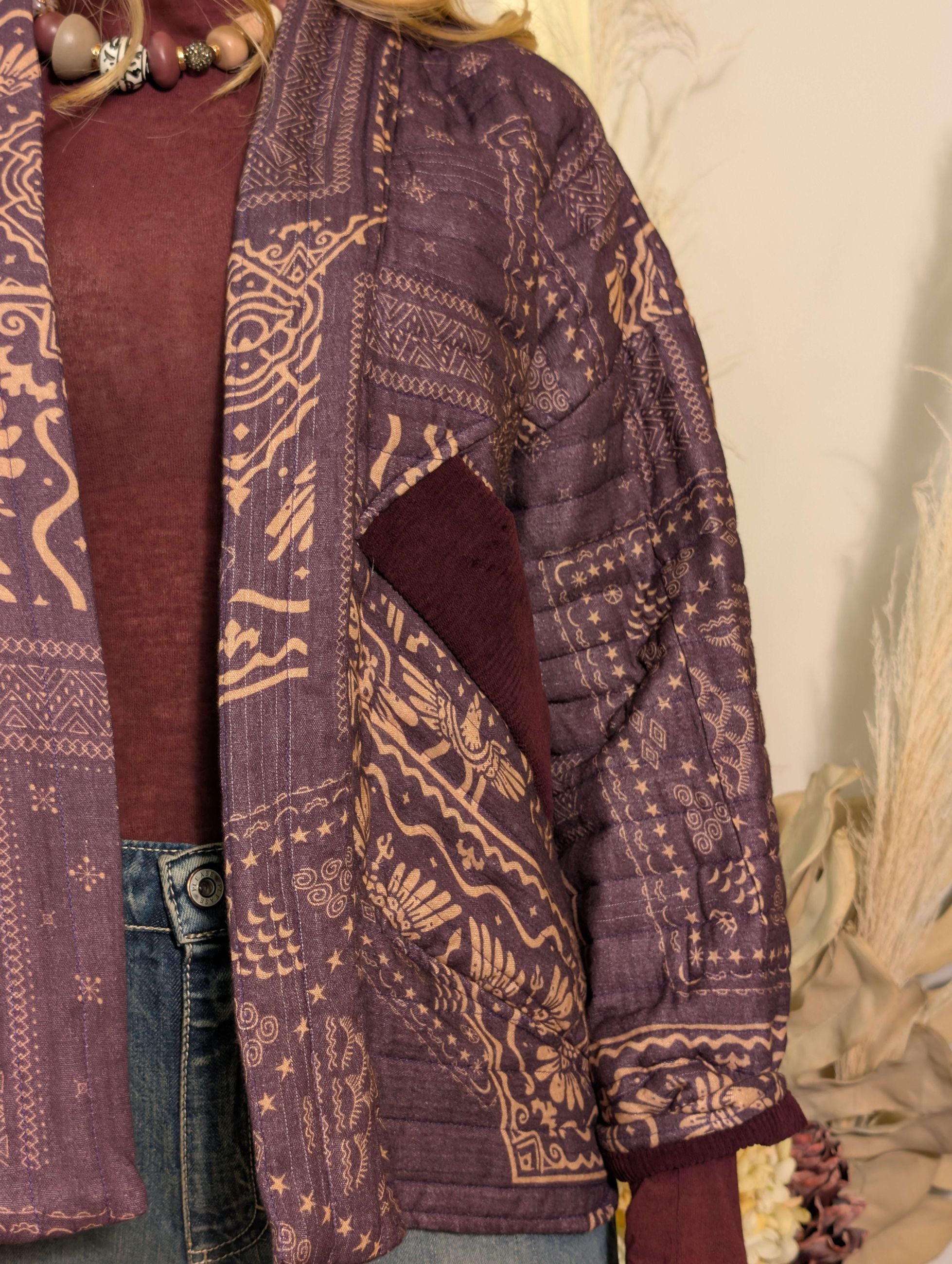 Kimono trapuntato fantasia Mexico - SHE_FLORENCE_LAB