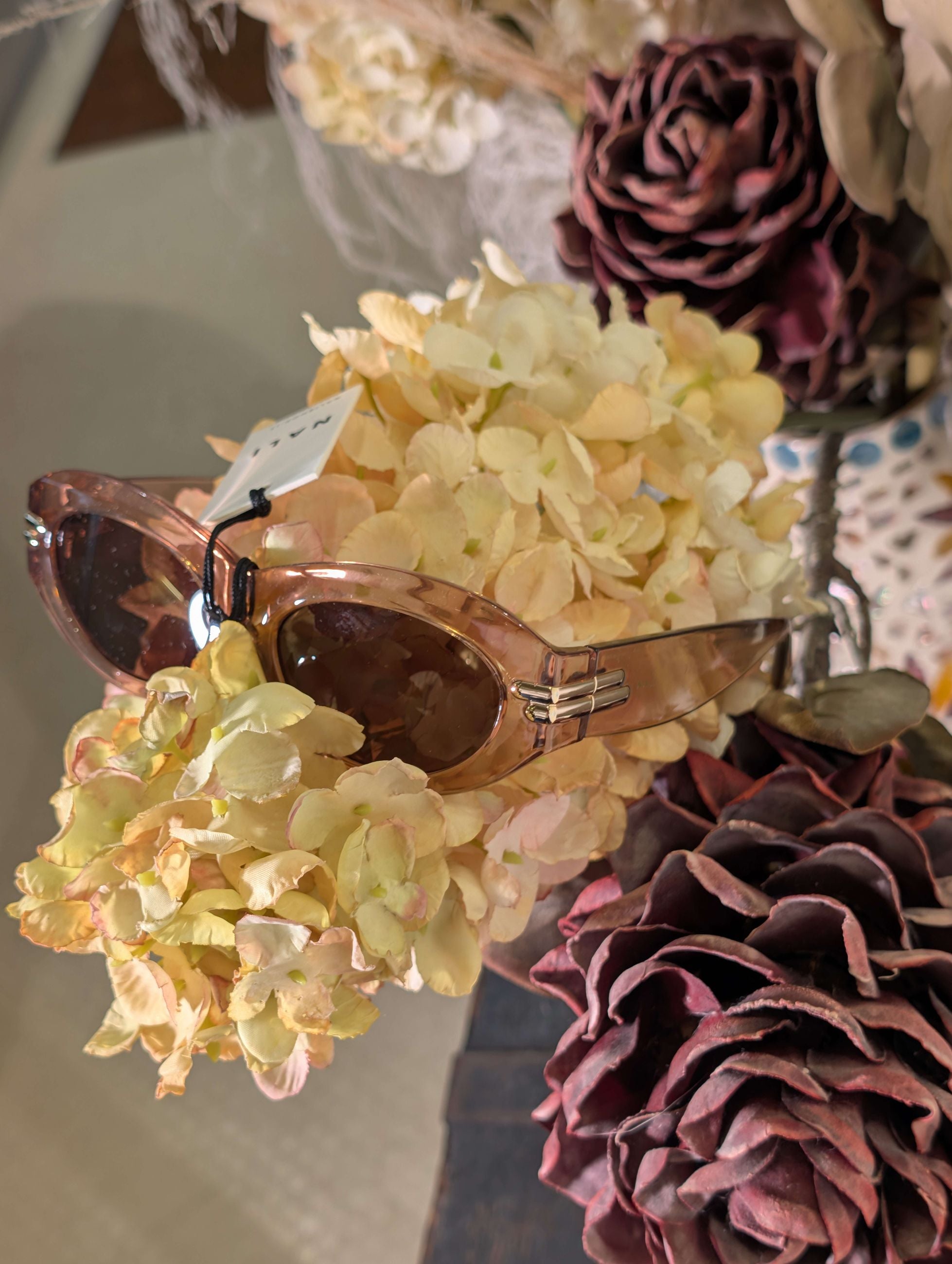 OCCHIALI JANICE OVALI MARRONE - NALI'