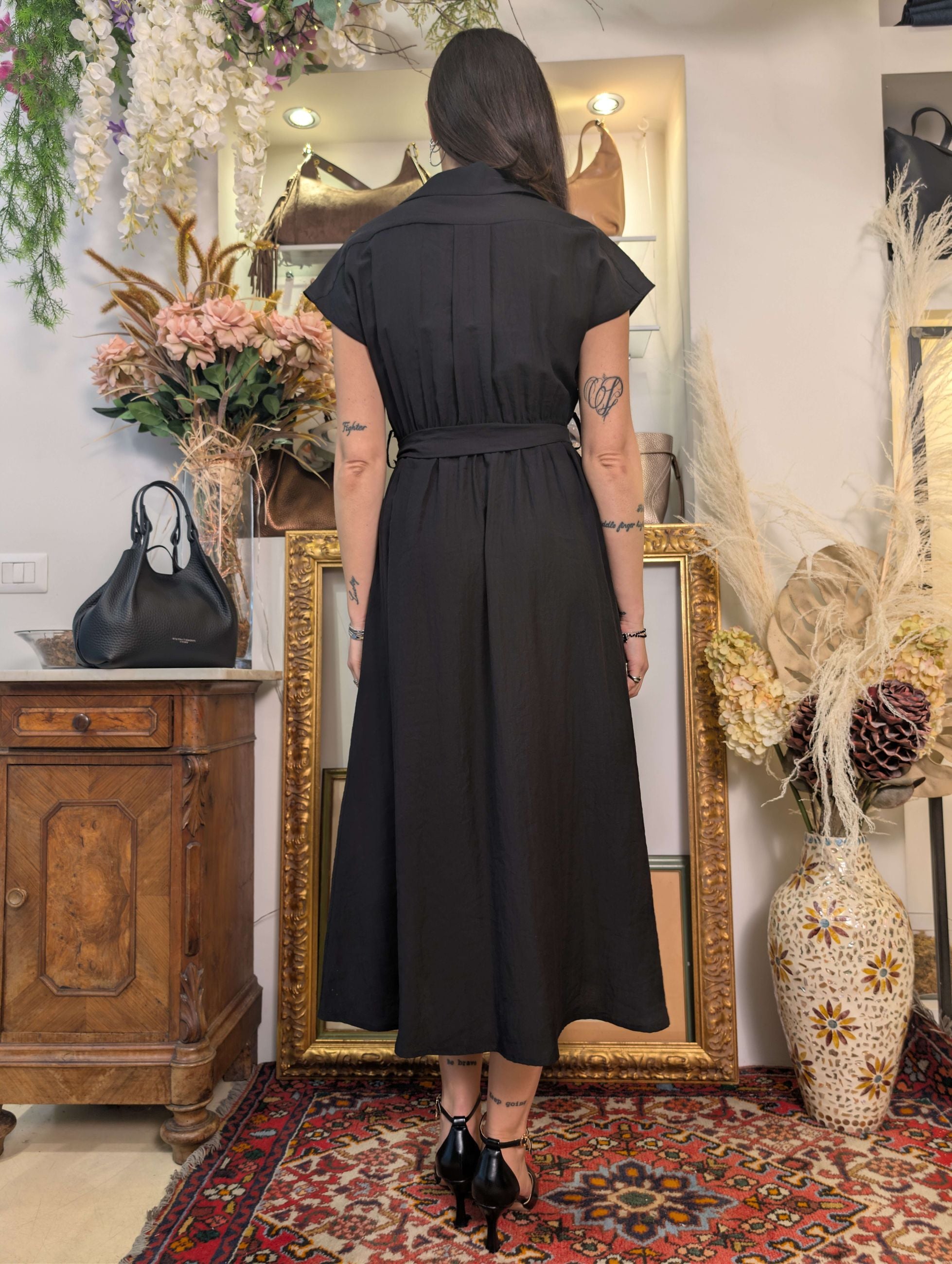 Abito midi in viscosa - Sandro Ferrone