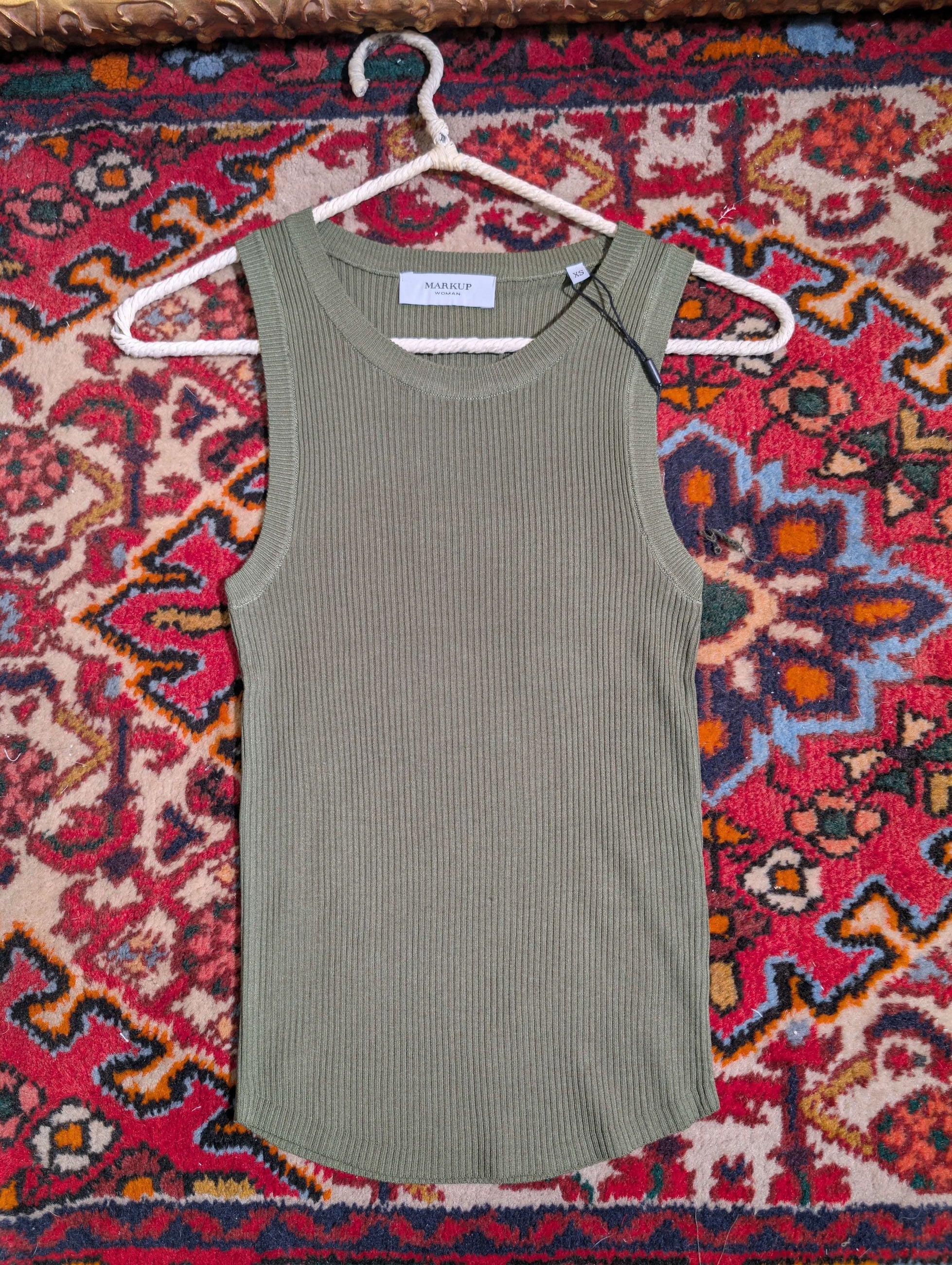 Canotta in costina tricot finezza 12 - MARKUP DONNA