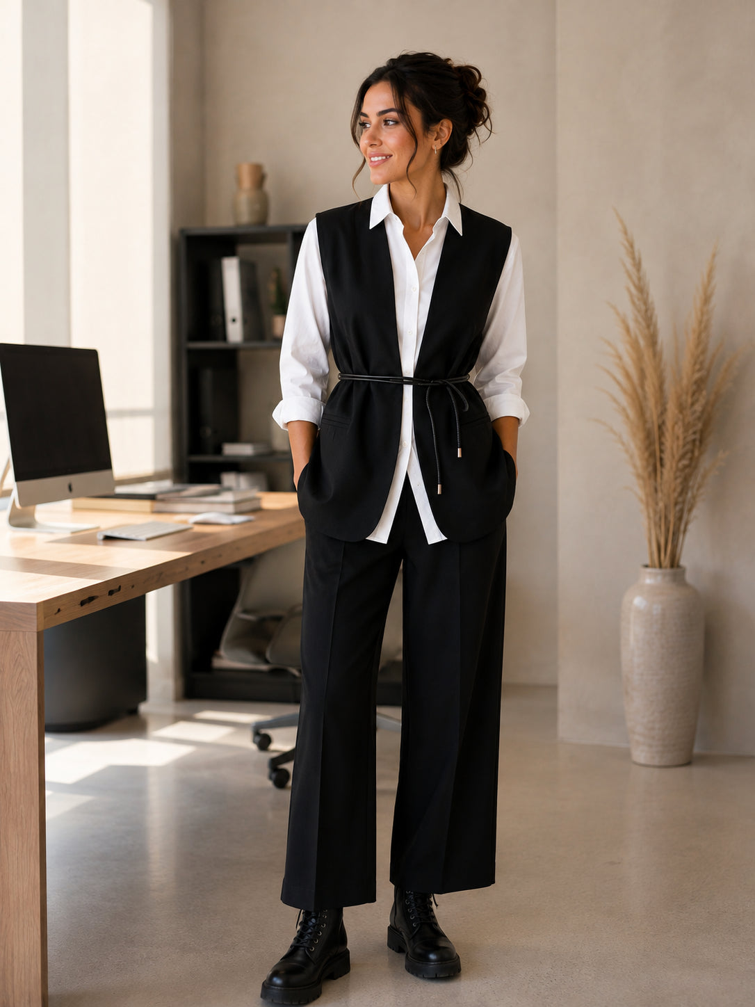 Gilet con cintura - LE SARTE DEL SOLE