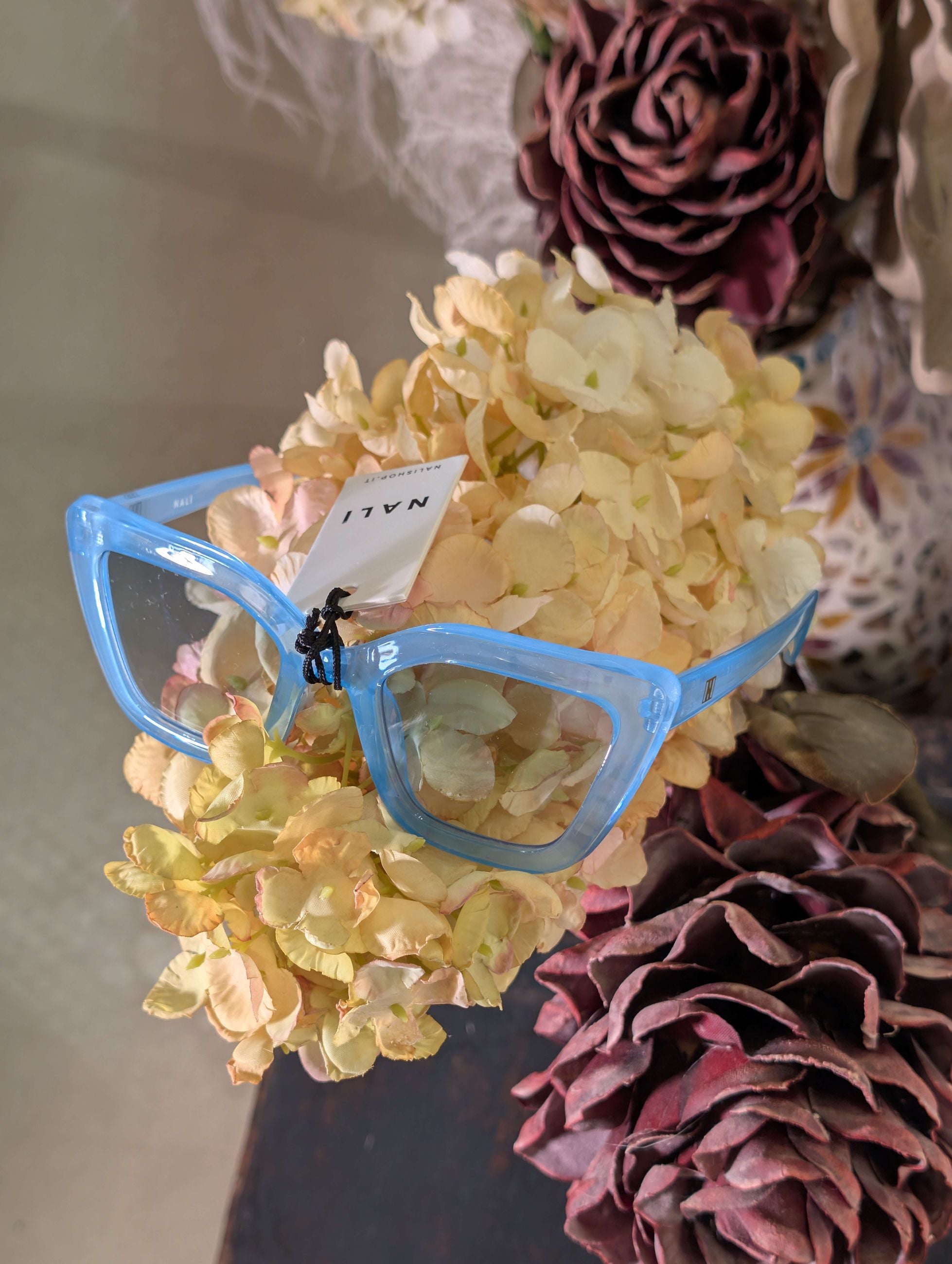 OCCHIALI WILLY OVAL GRIGIO - NALI'