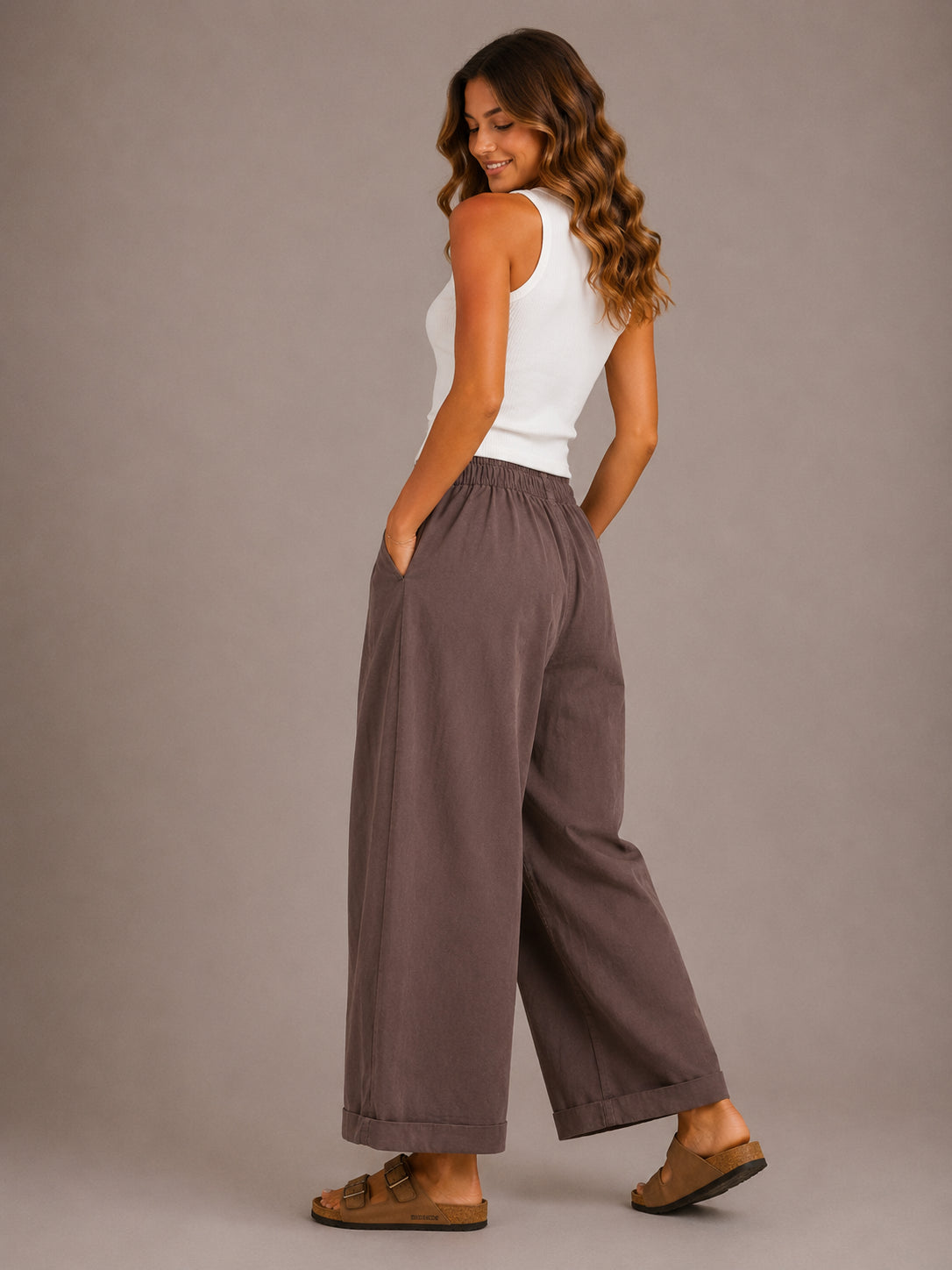 Panta must have in tela di cotone - SHE_FLORENCE_LAB