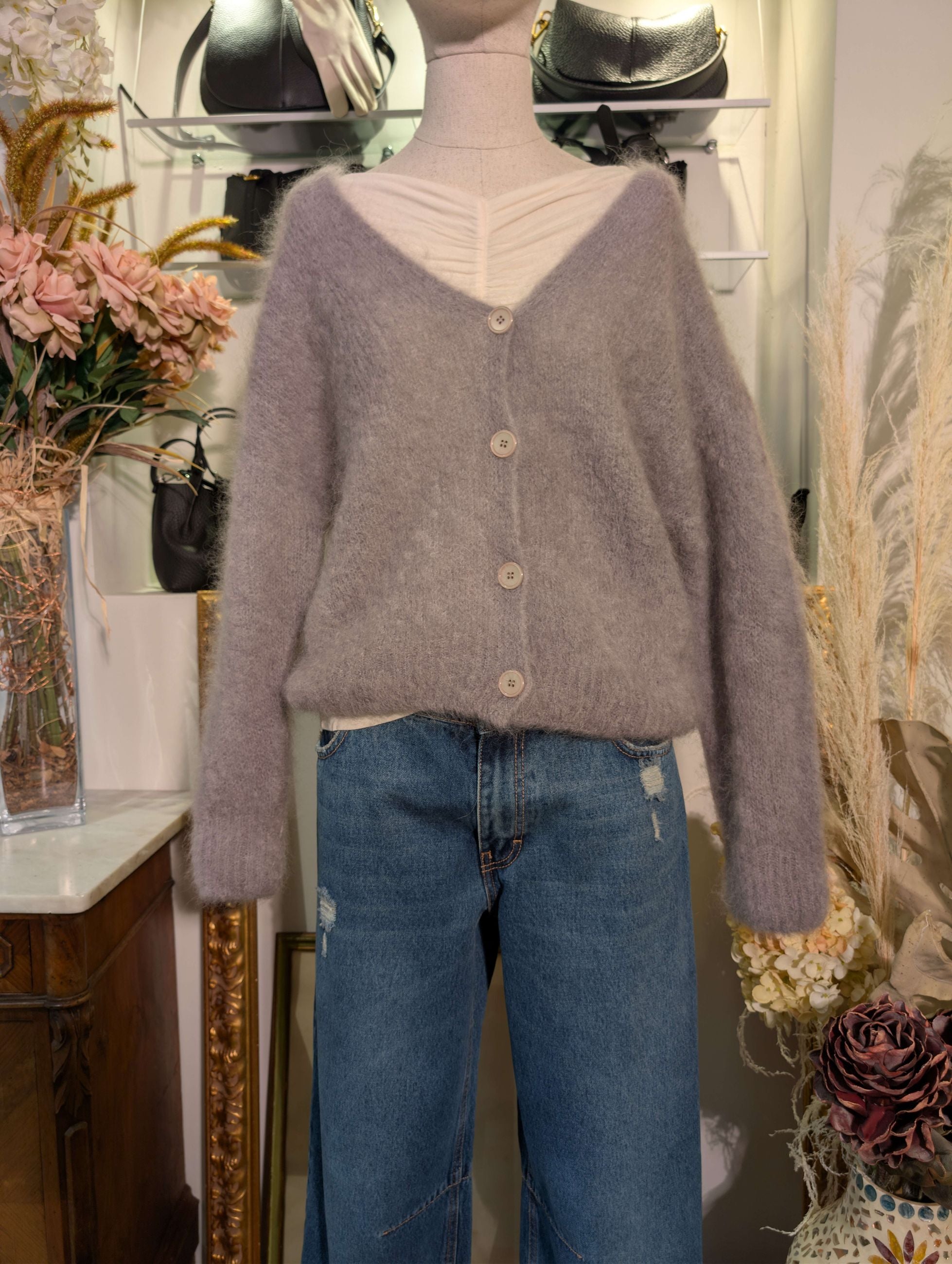 CARDIGAN MOHAIR - HAVE ONE