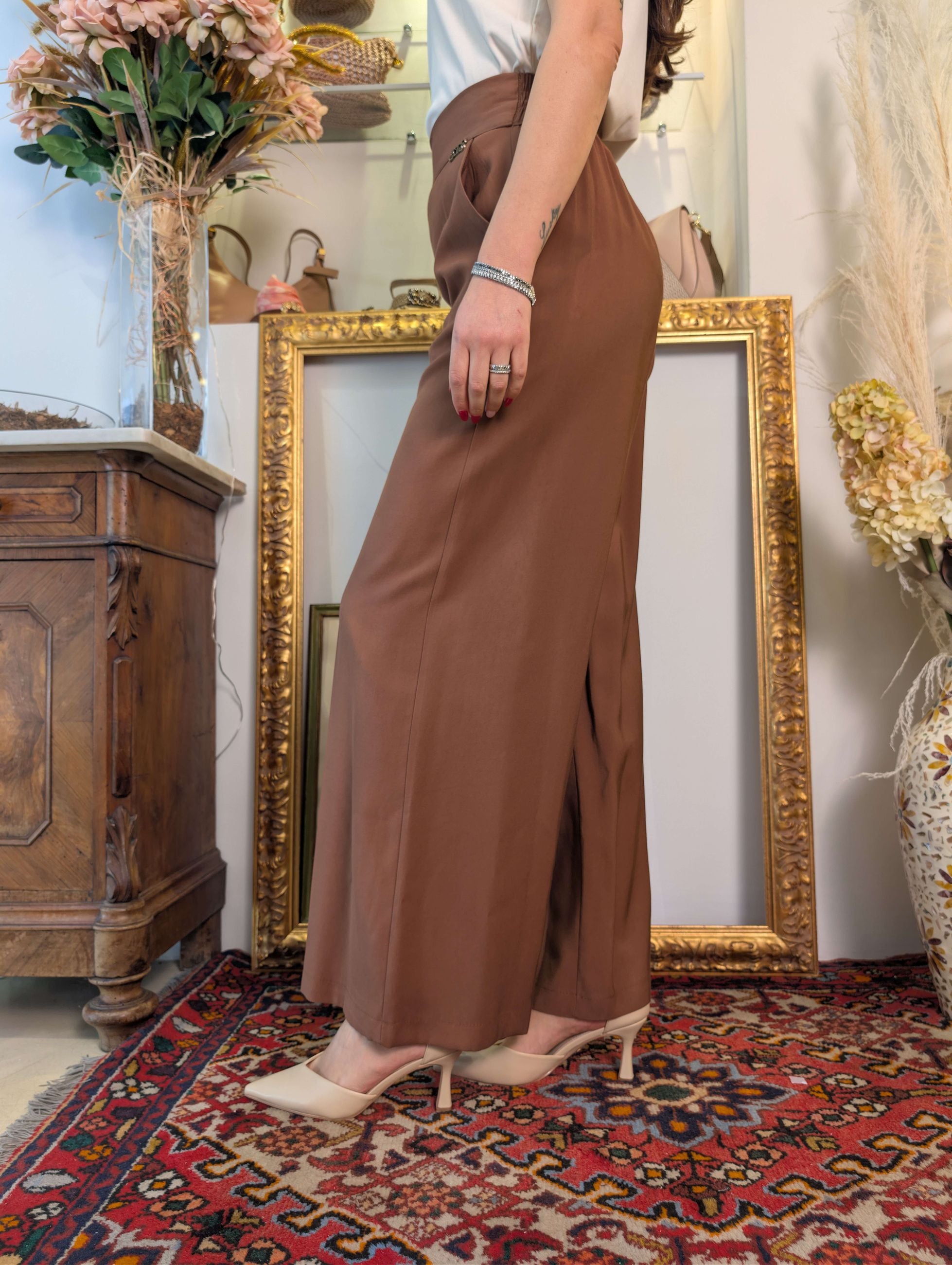 Pantalone palazzo Le Sarte del Sole – Vestibilità regular - LE SARTE DEL SOLE