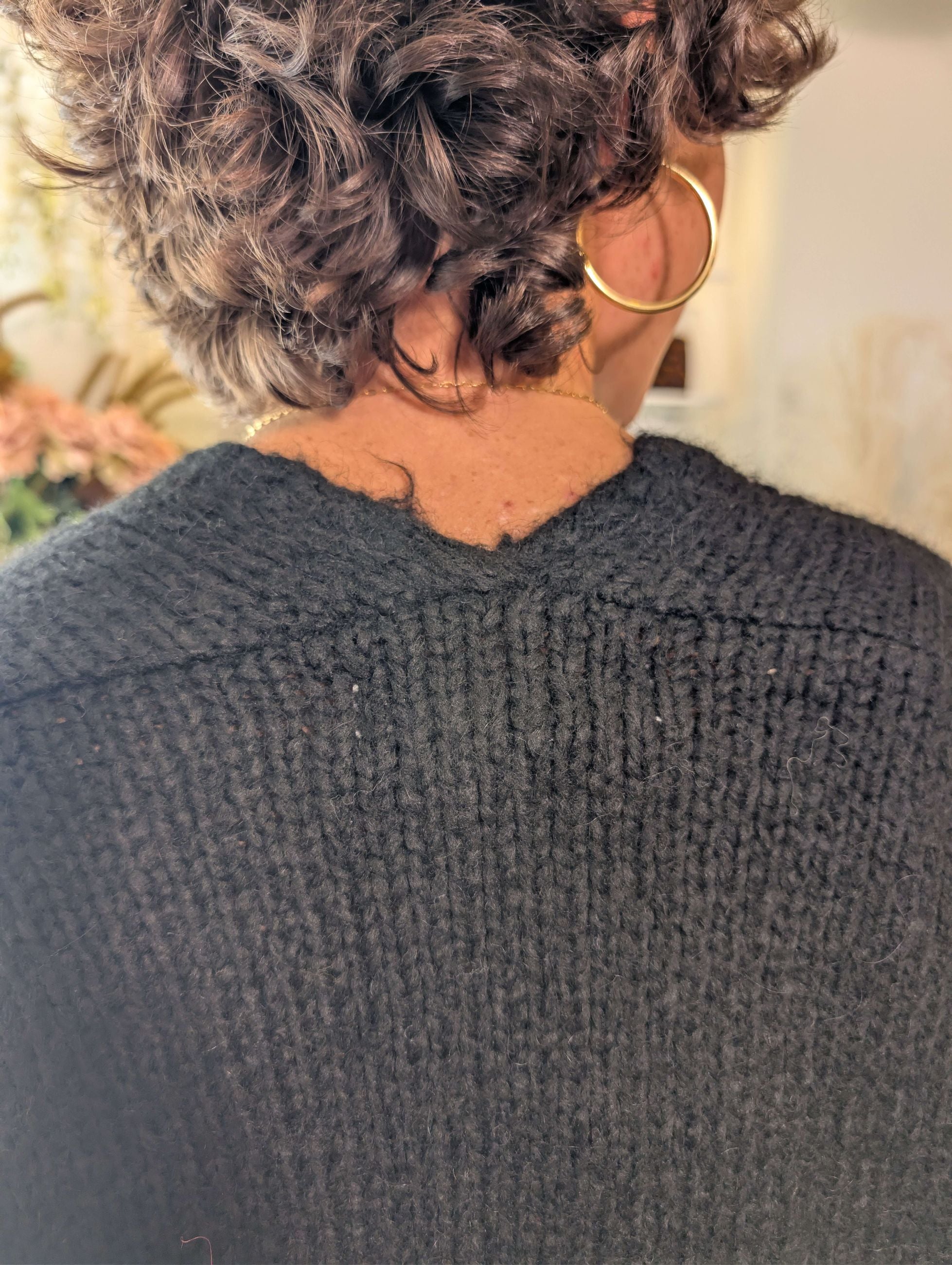 Cardigan Oversized Fit a 3 Bottoni – Finezza 3 con Maniche Balloon - HAVE ONE