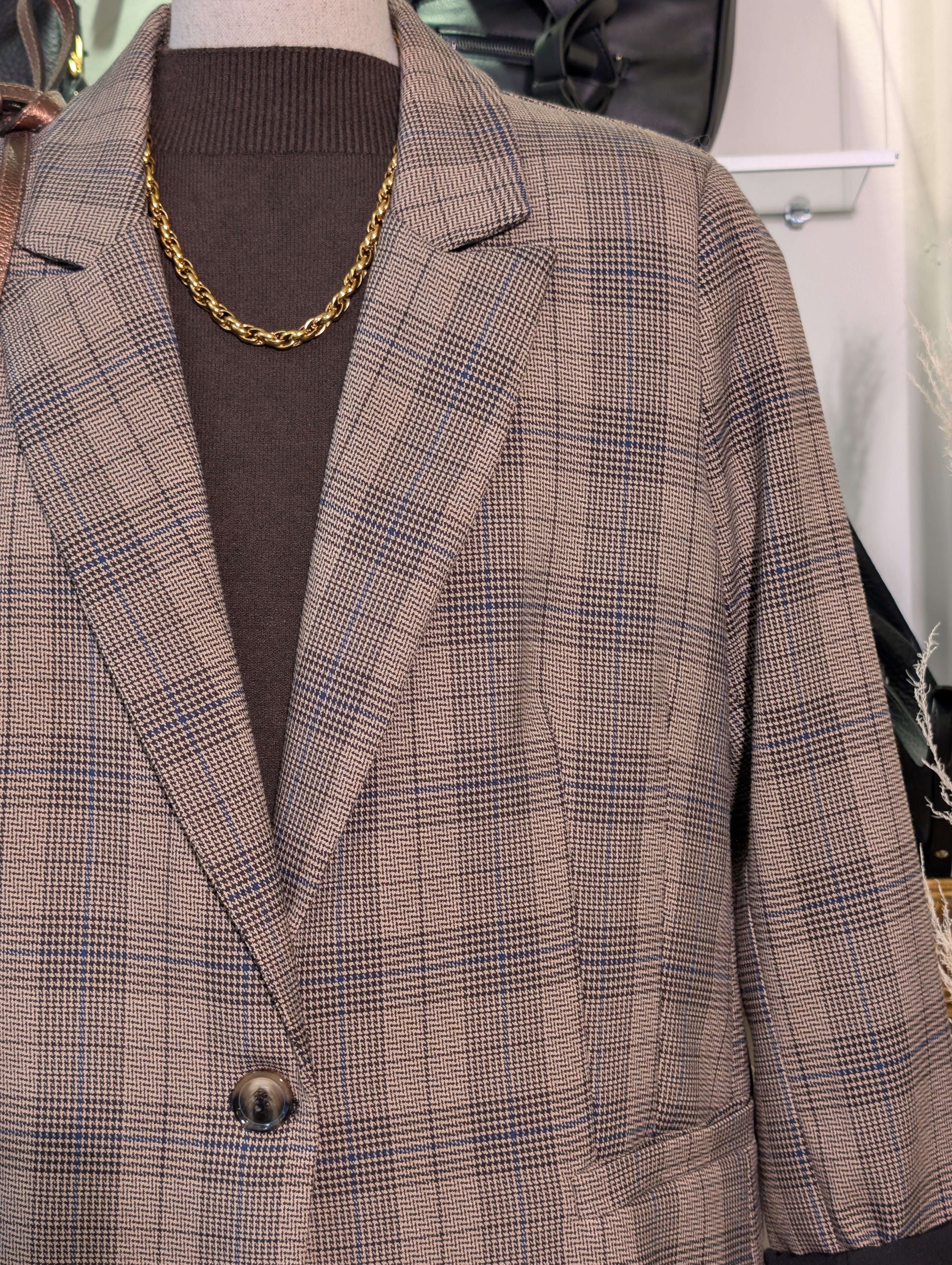 Giacca check oversize - HAVE ONE