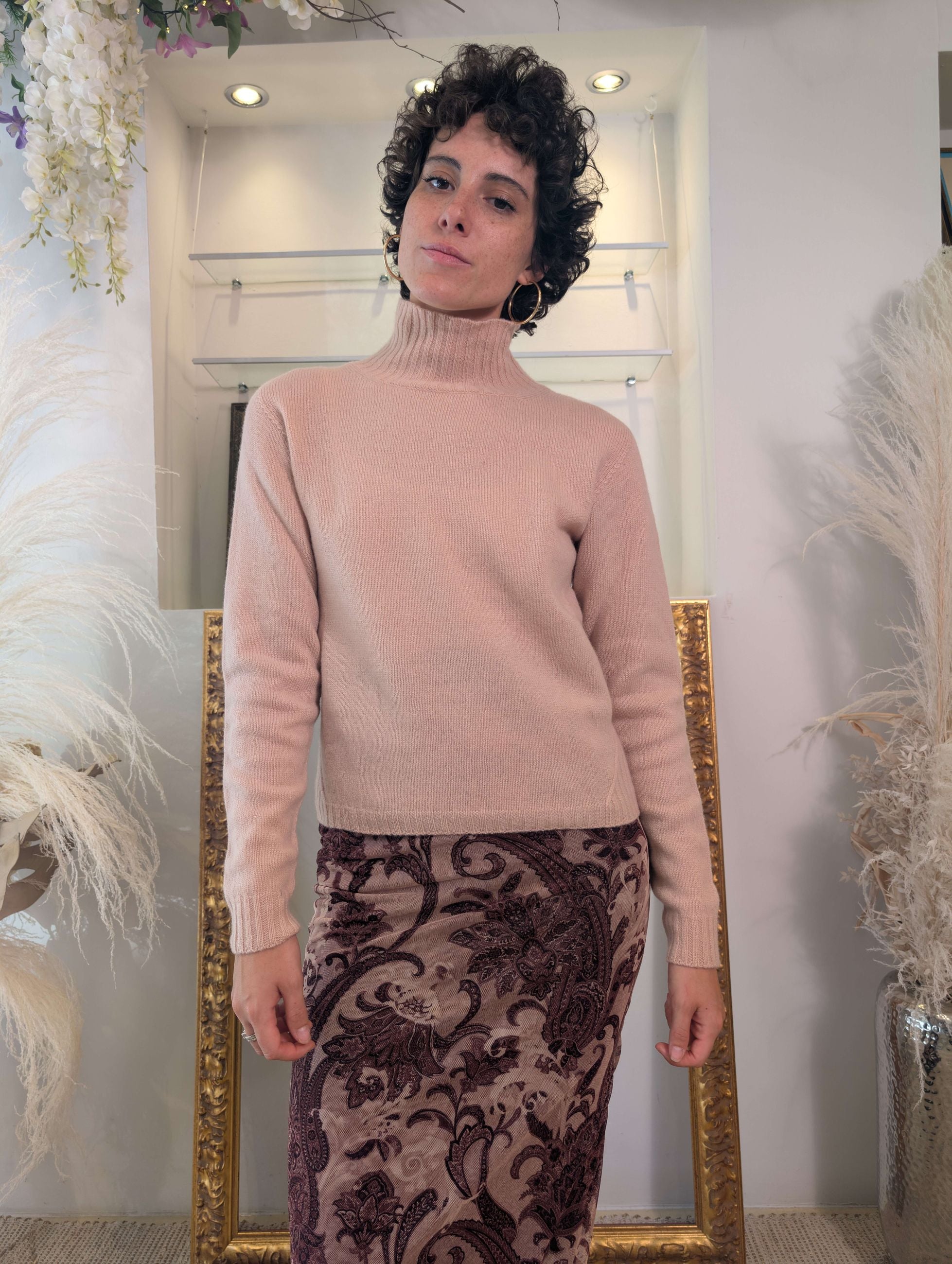 Maglia seamless in cachemire - .SOLO TRE