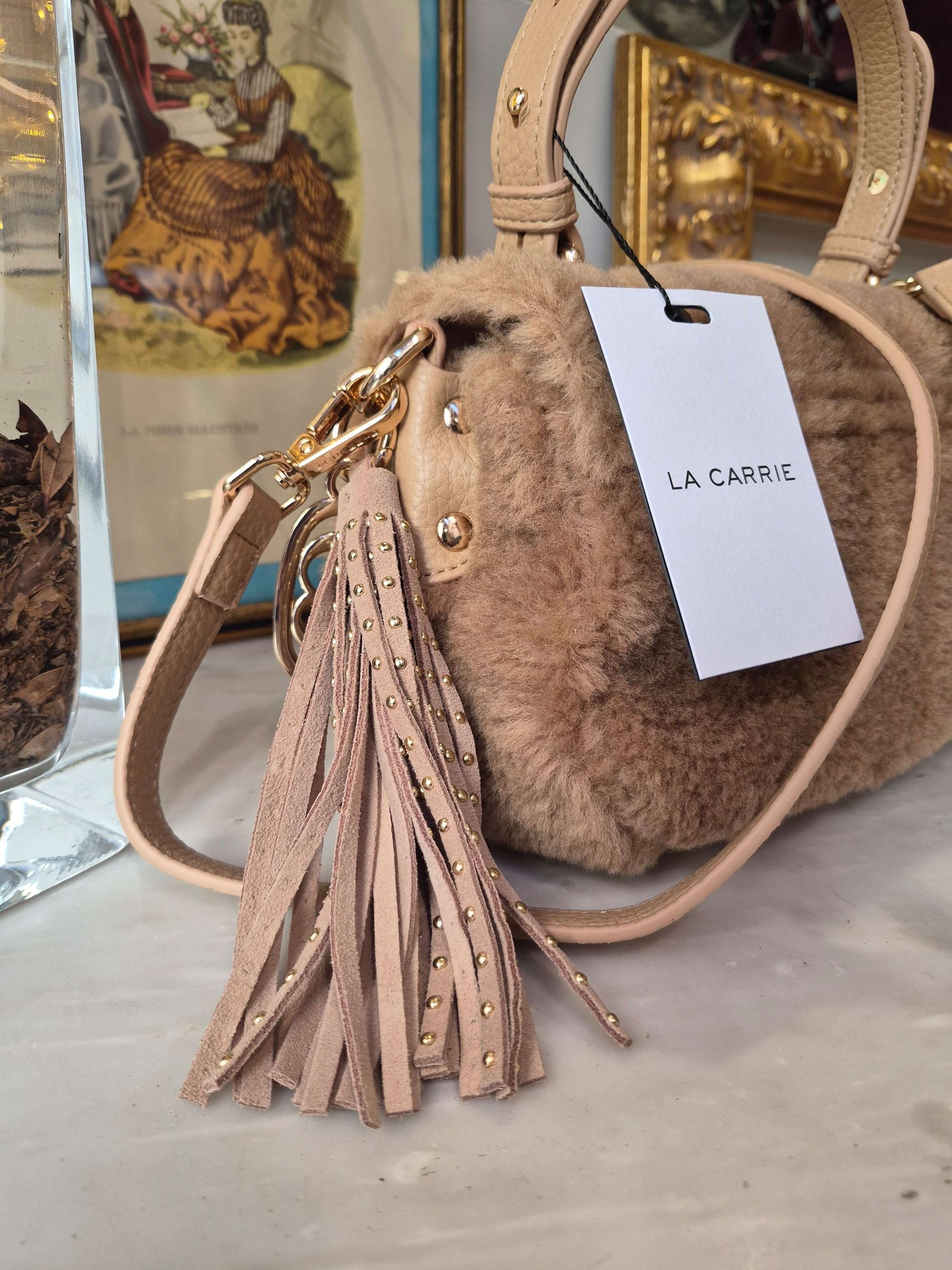 TEDDY SMALL ATENA ECO FUR - La Carrie Bag