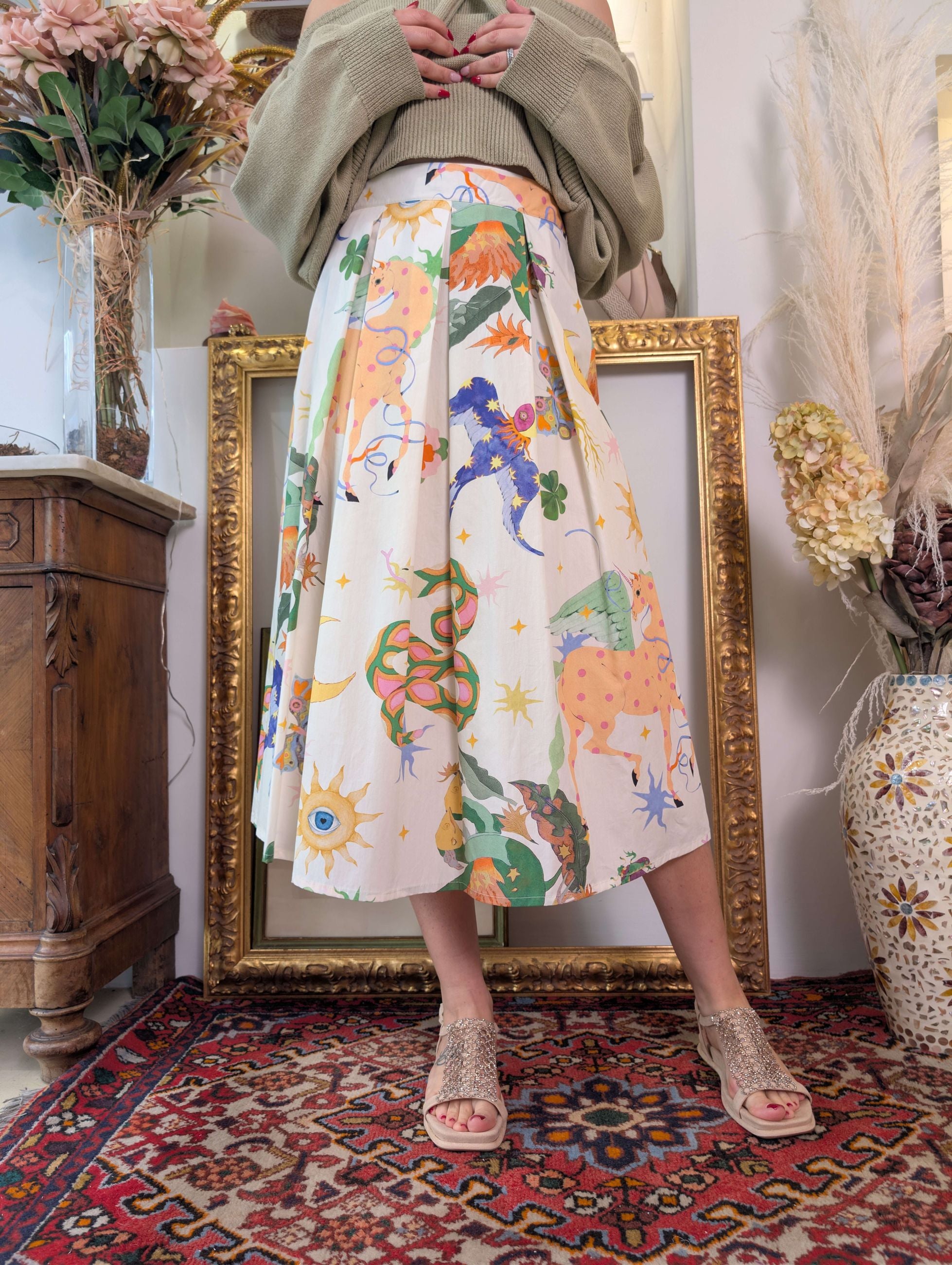 Gonna anni '50 in cotone semplicemente da "favola" - DIXIE